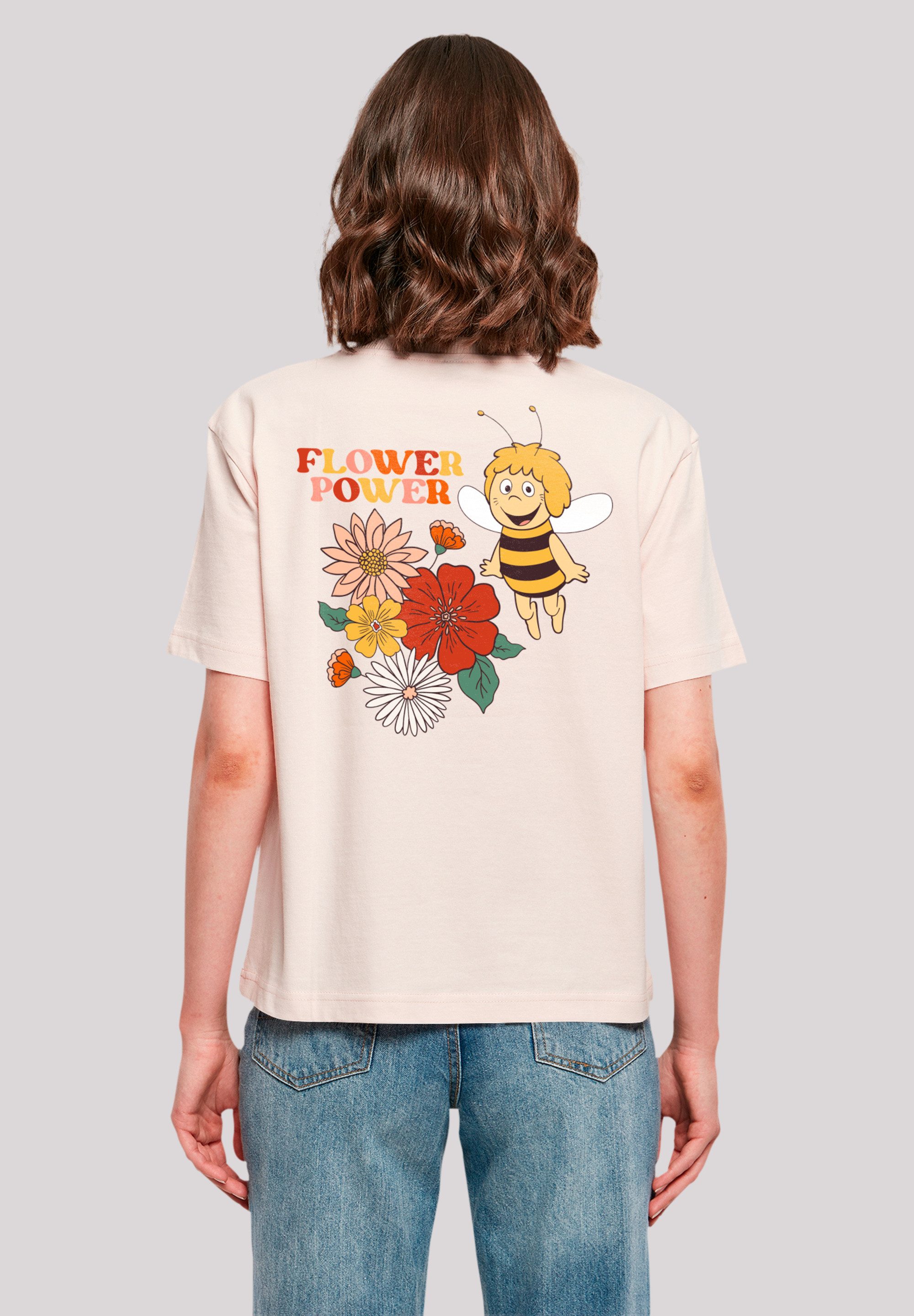 F4NT4STIC T-Shirt "Biene Maja Flower Power", Nostalgie, Retro, Heroes of Ch günstig online kaufen