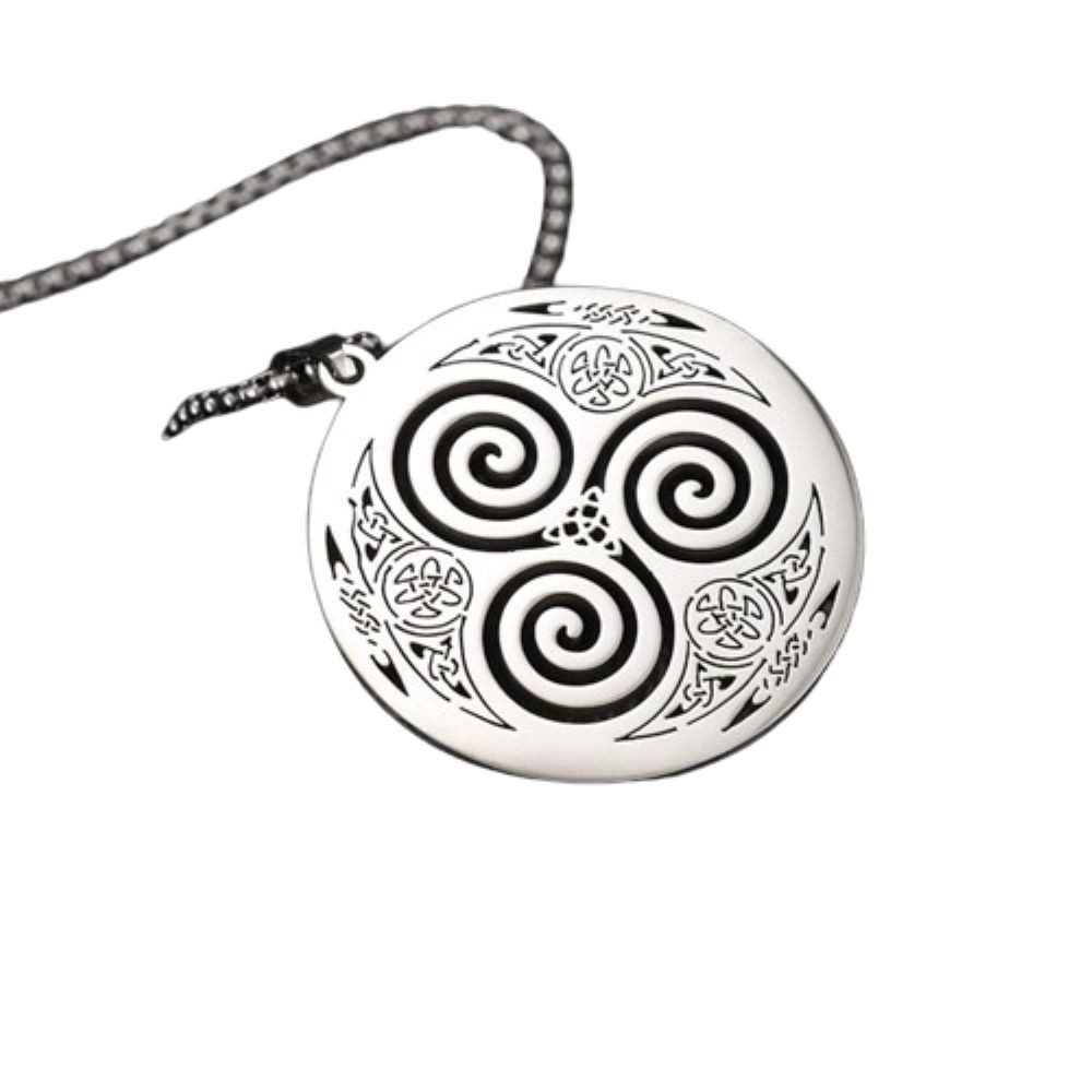 Ketten-Set Kette Triskele Viking Edelstahl Unisex