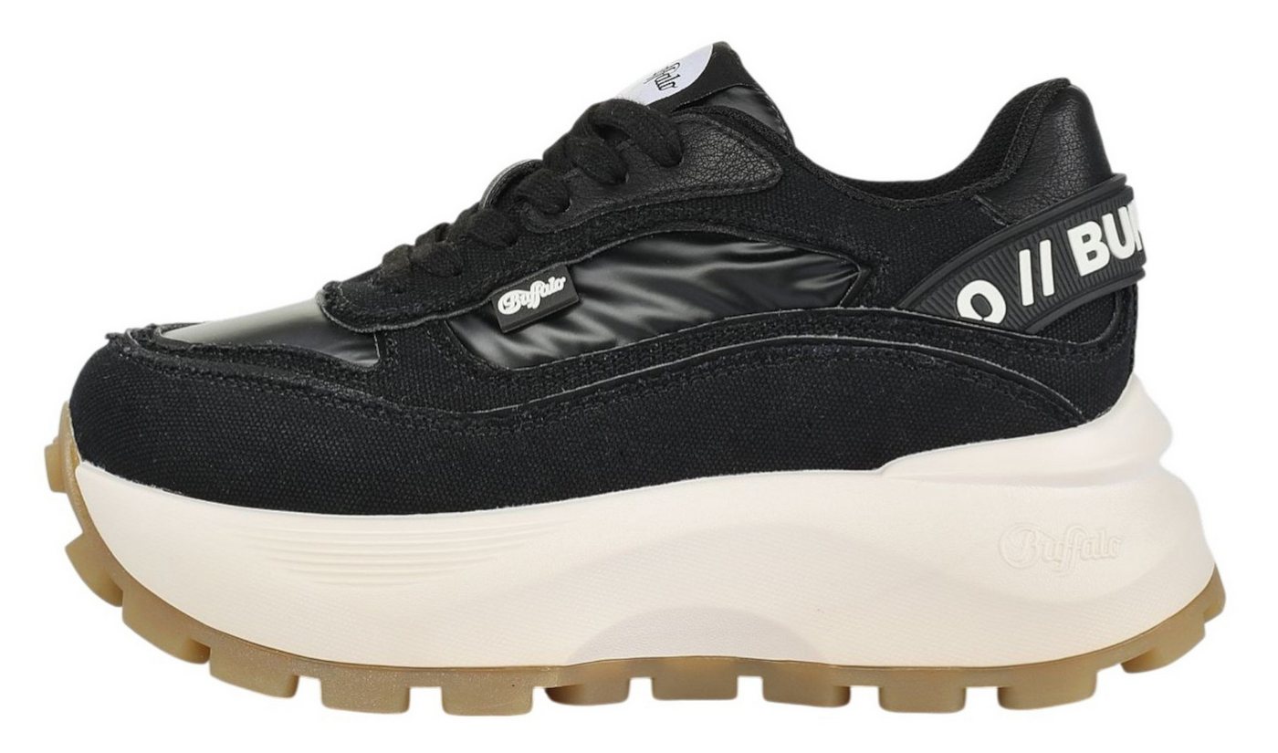 Buffalo 1636713 Manhatten Sneaker Black/White Sneaker