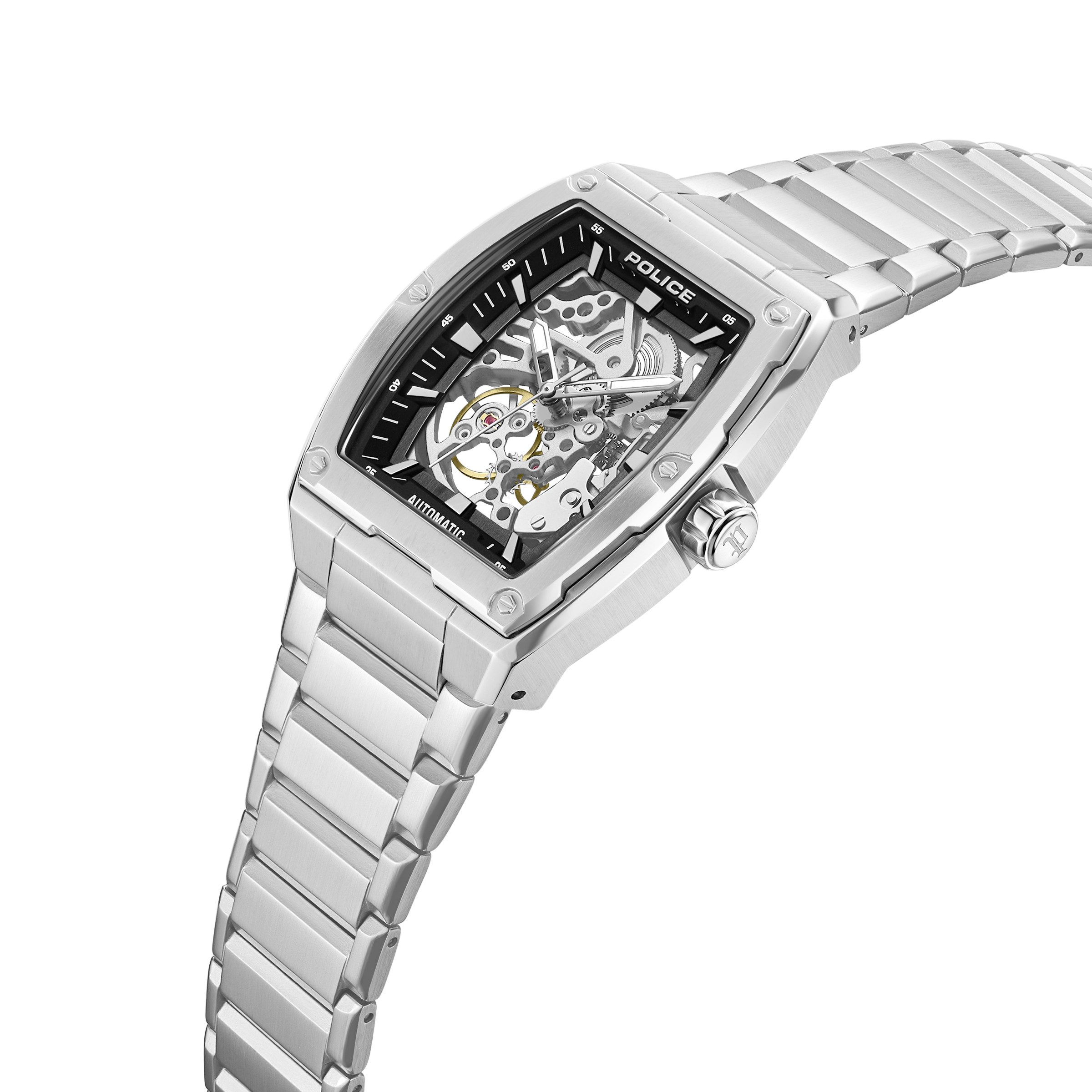 Police Automatikuhr Automatikuhr Herrenuhr 42 x 51,5 Automatik Herren