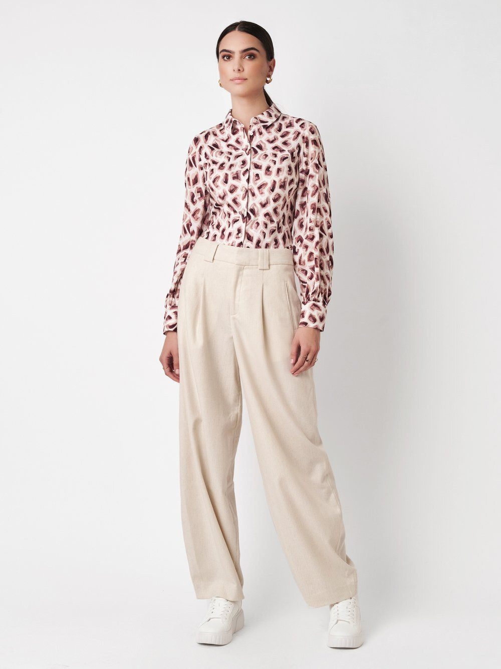 DESOTO Klassische Bluse Pia mit Hemdblusenkragen günstig online kaufen