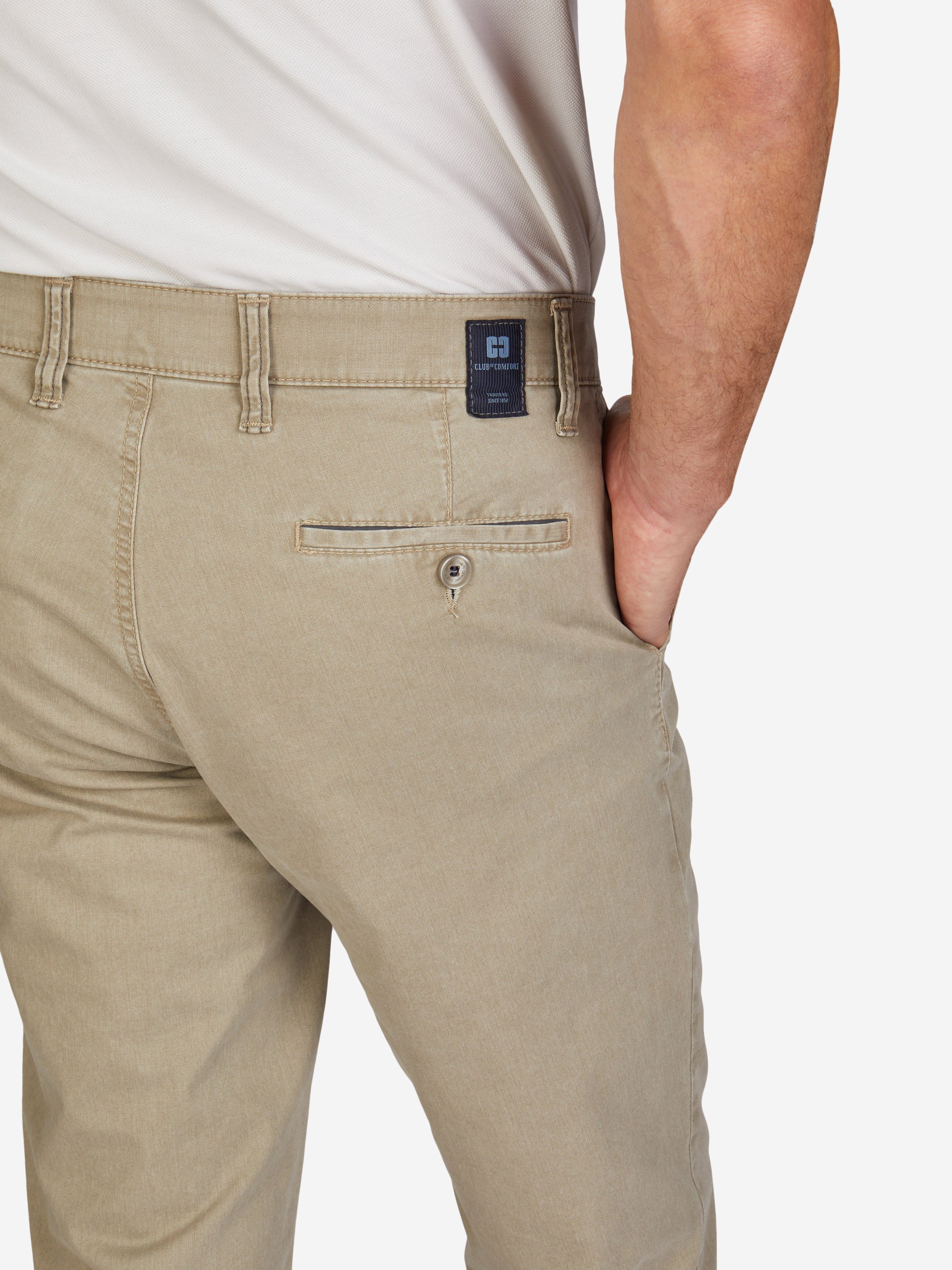 Club of Comfort Chinohose GARVEY 6701_28_245 Herrenhose ["Chino als einfach gestylte Hosenform, die die Balance zwischen