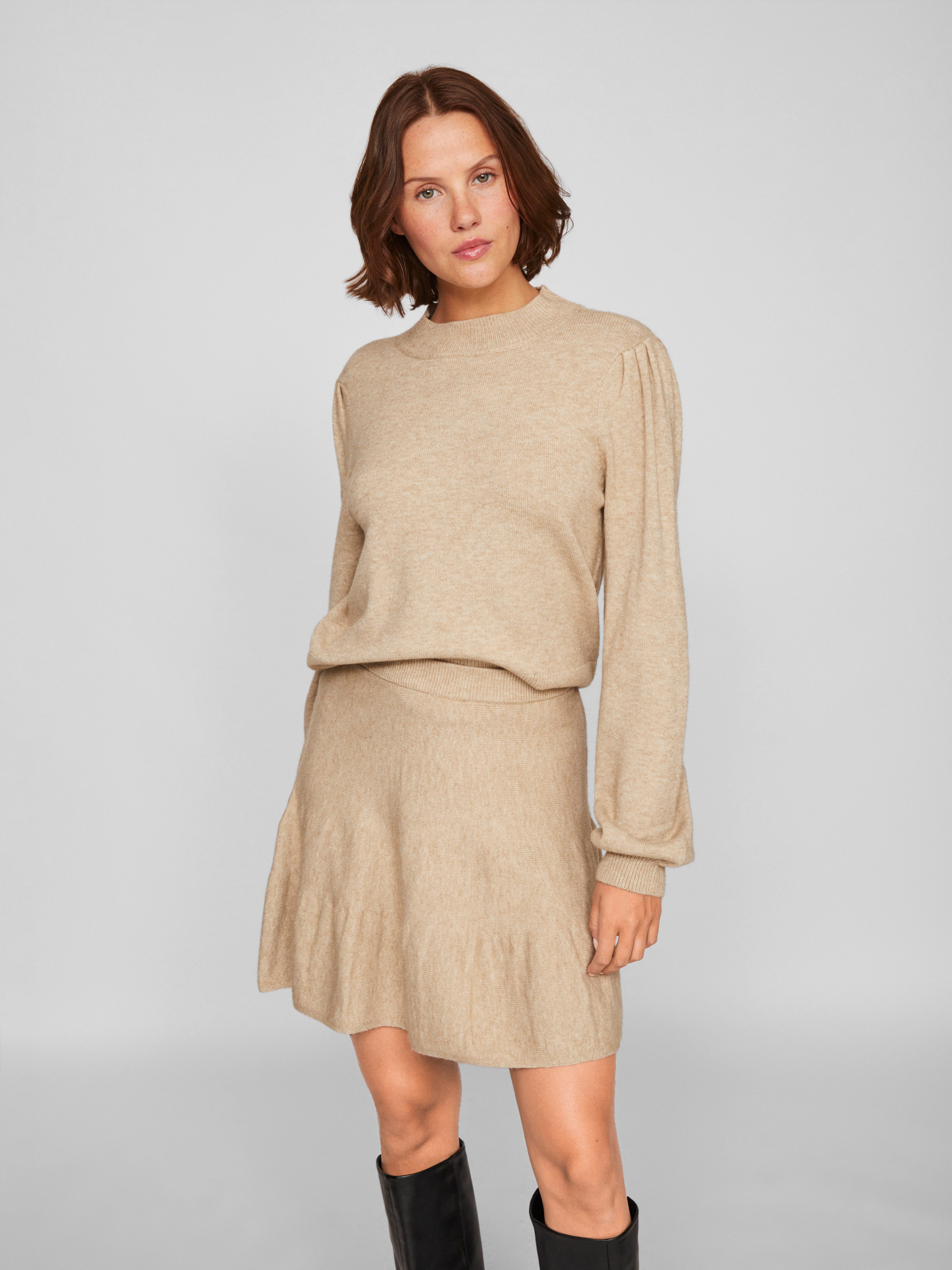 Vila Rundhalspullover VIRIL TURTLE-NK BALLOON L/S TOP - NOOS günstig online kaufen