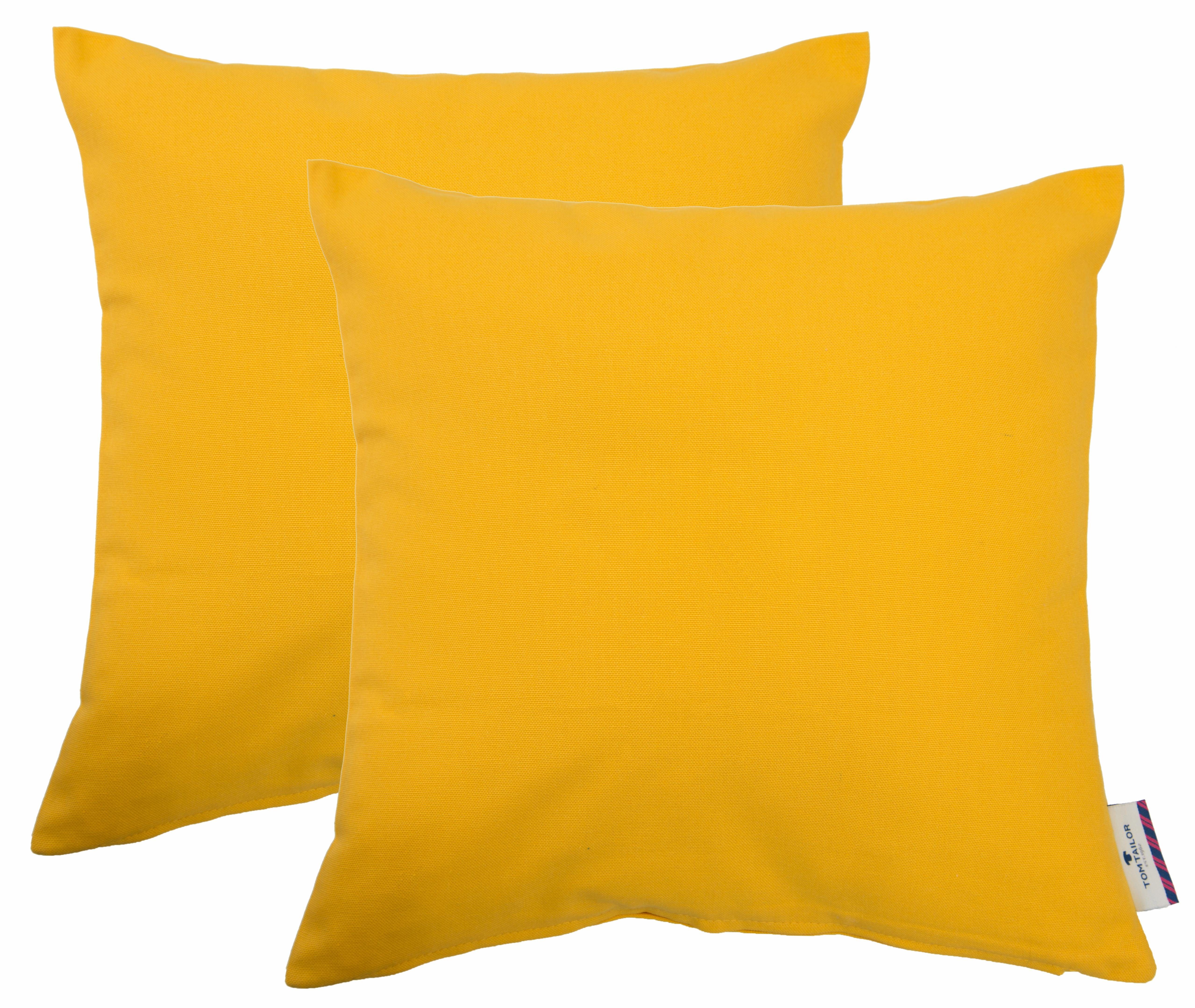 TOM TAILOR HOME Dekokissen Dove, unifarben, Kissenhüllen ohne Füllung, 2er günstig online kaufen