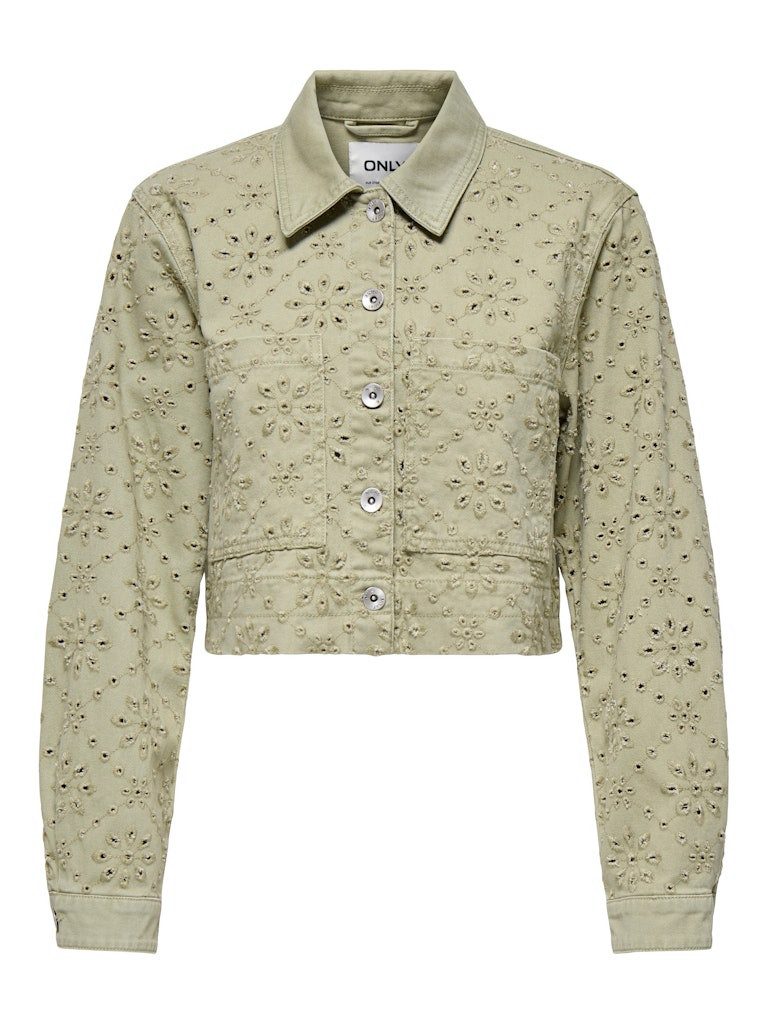 ONLY Steppjacke ONLELSA SHORT CROCHET JACKET günstig online kaufen