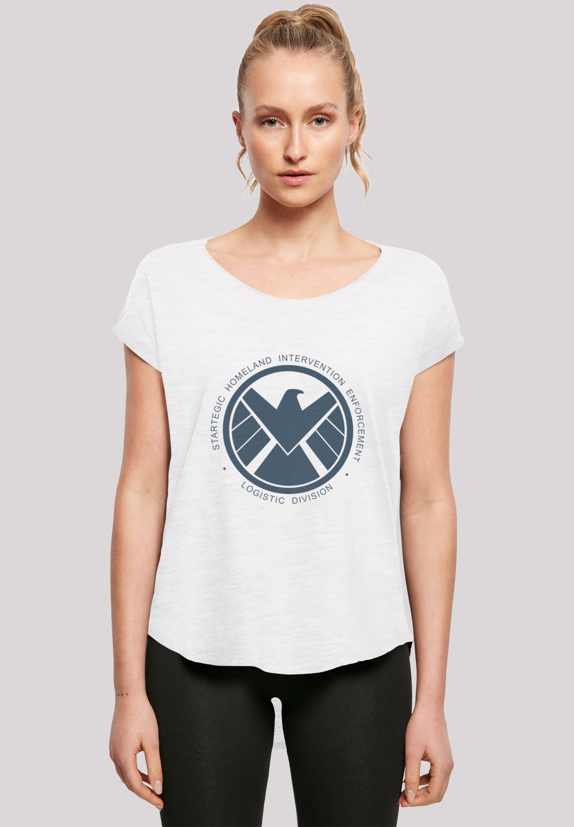F4NT4STIC Kurzarmshirt Damen (1-tlg), Marvel Avengers Agent Of SHIELD  Logistic Division | T-Shirts
