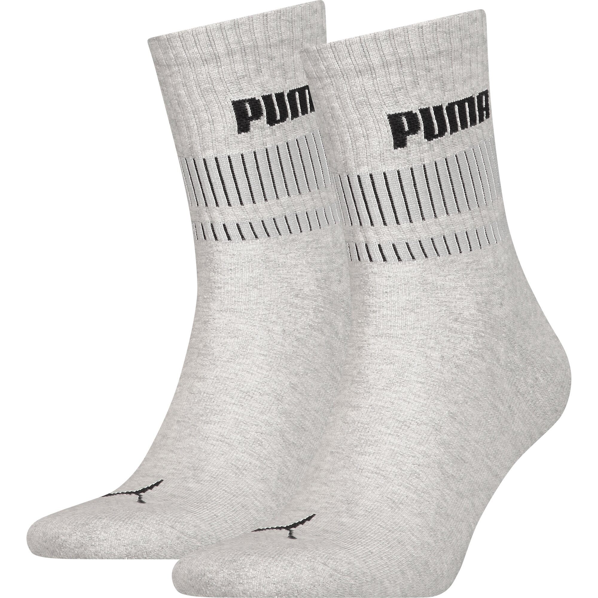 Funktionssocken PUMA UNISEX NEW HERITAGE SHORT CREW 001 Grey combo
