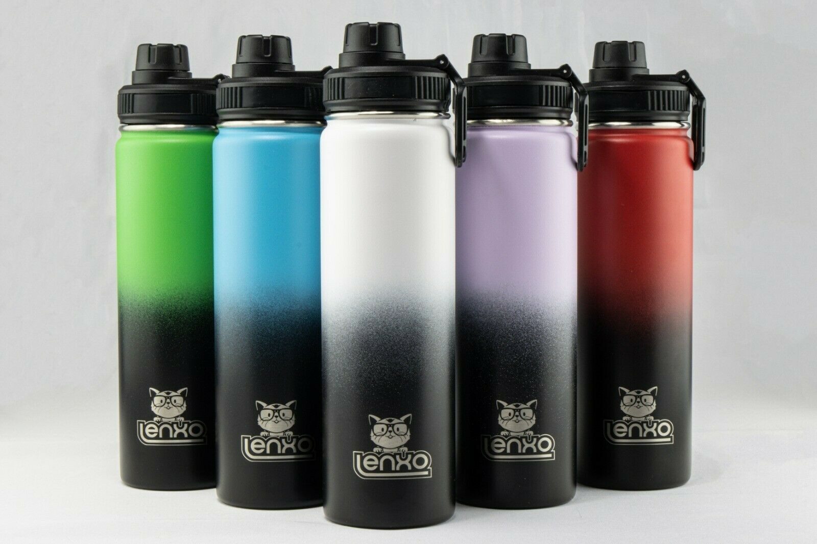 Lenxo Thermoflasche Wasserflasche BS-1, Getränkeflasche aus Edelstahl, Inhalt 700ml, Doppelwandige Vakuum Isolationswand