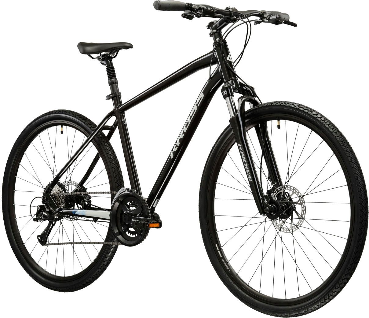 Kross Crossrad Evado 4.0, 18 Gang Shimano ACERA M3020 Schaltwerk, Kettenschaltung