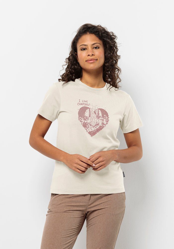 CAMPING LOVE cotton-white W Wolfskin Jack T-Shirt T