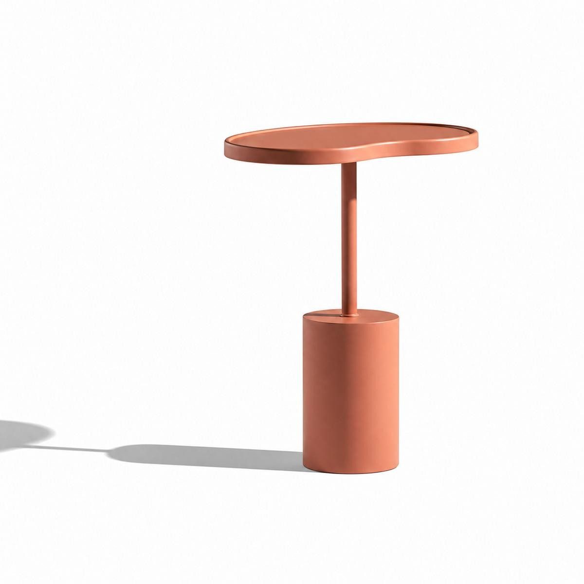 Xlmoebel Beistelltisch Set aus 2 modernen Beistelltischen in Rosa und Weiß für (2er Set, 2er Set), Made in Europa