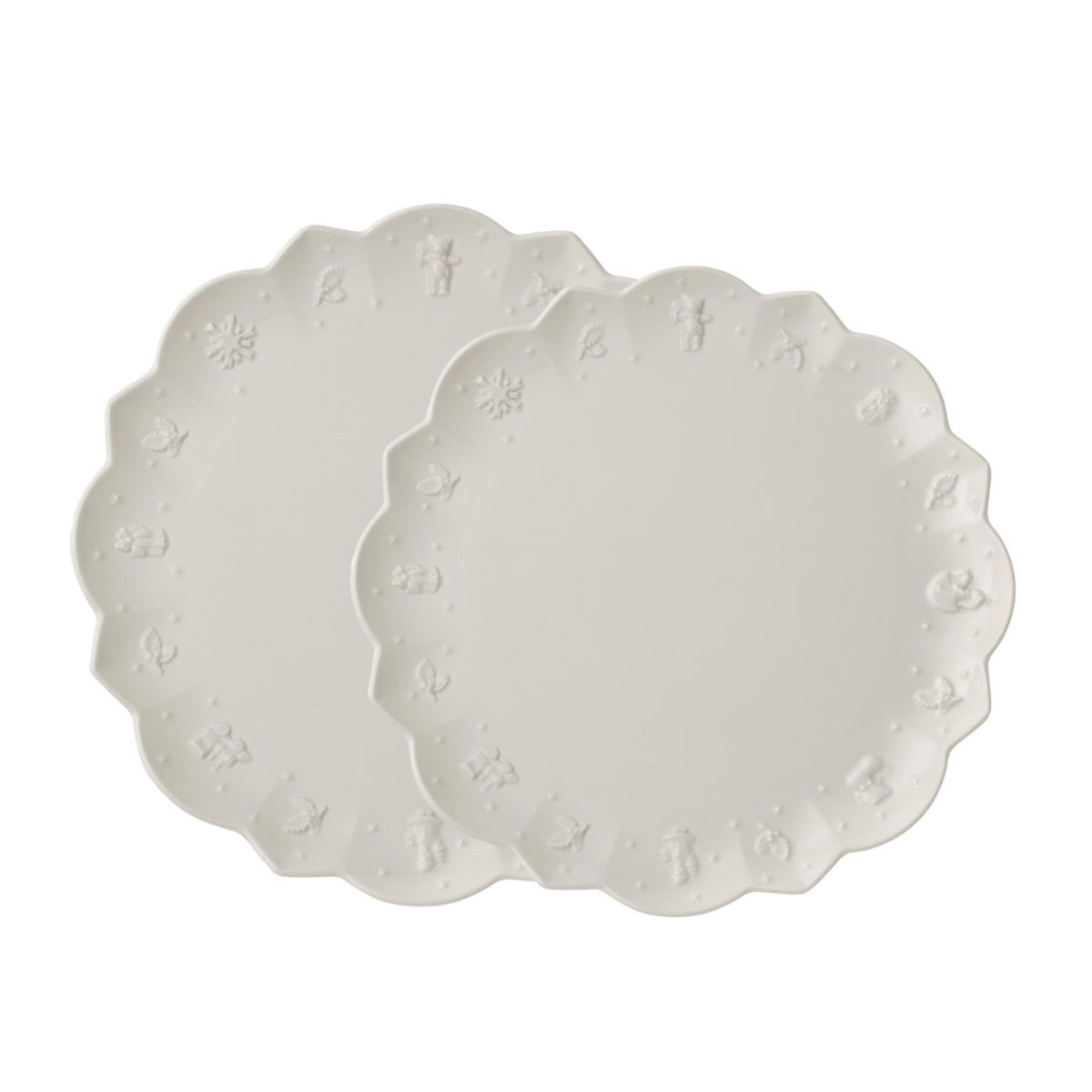 Villeroy & Boch Teller-Set Toy's Delight Royal Classic Weihnachtsgeschirr, Porzellan, 8-tlg.