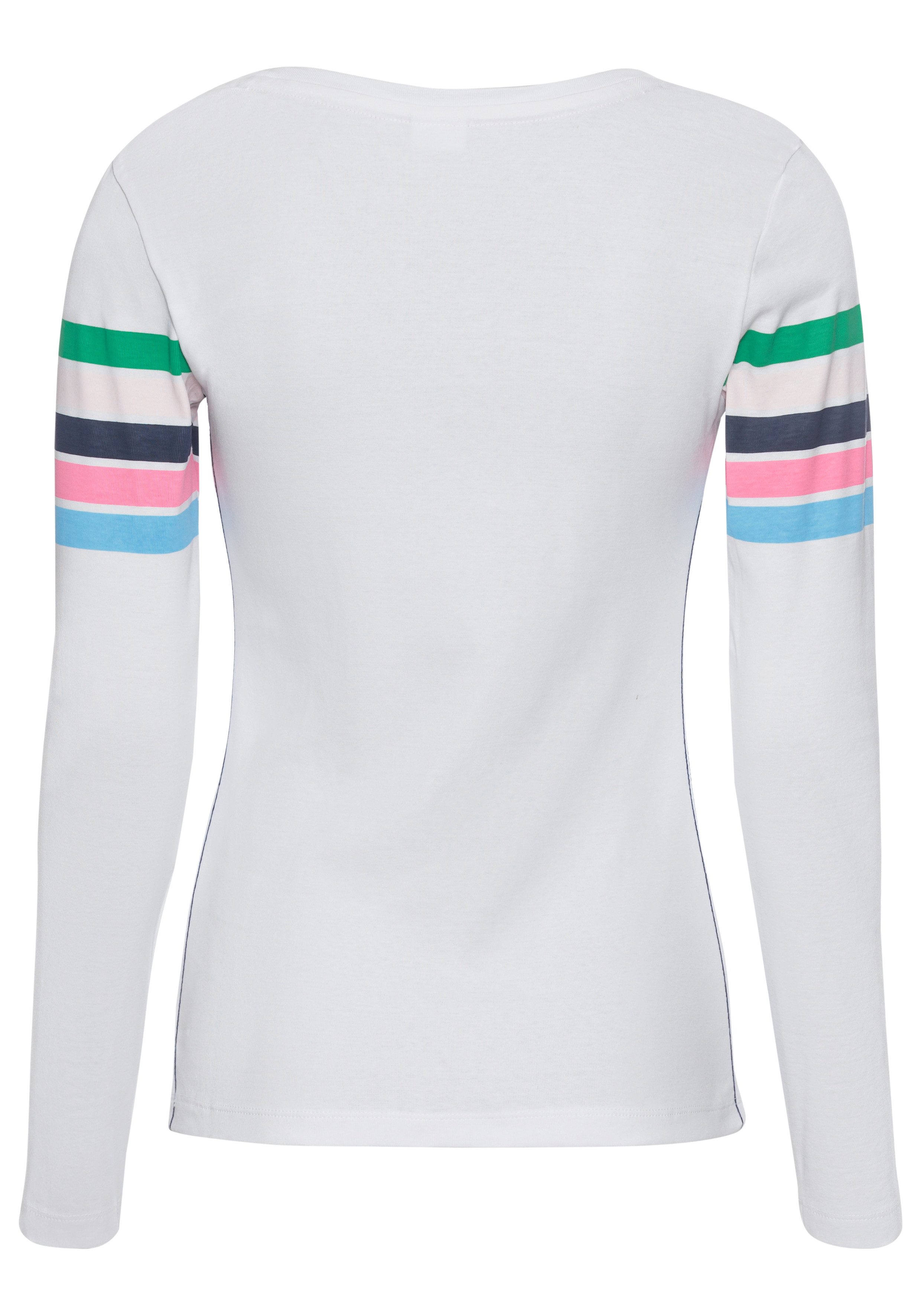 KangaROOS Langarmshirt mit bunten Streifen