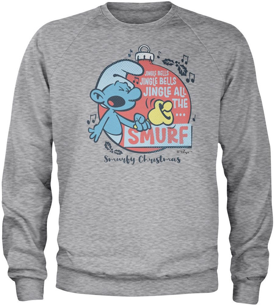 Die Schlümpfe Rundhalspullover Jungle All The Smurf Sweatshirt