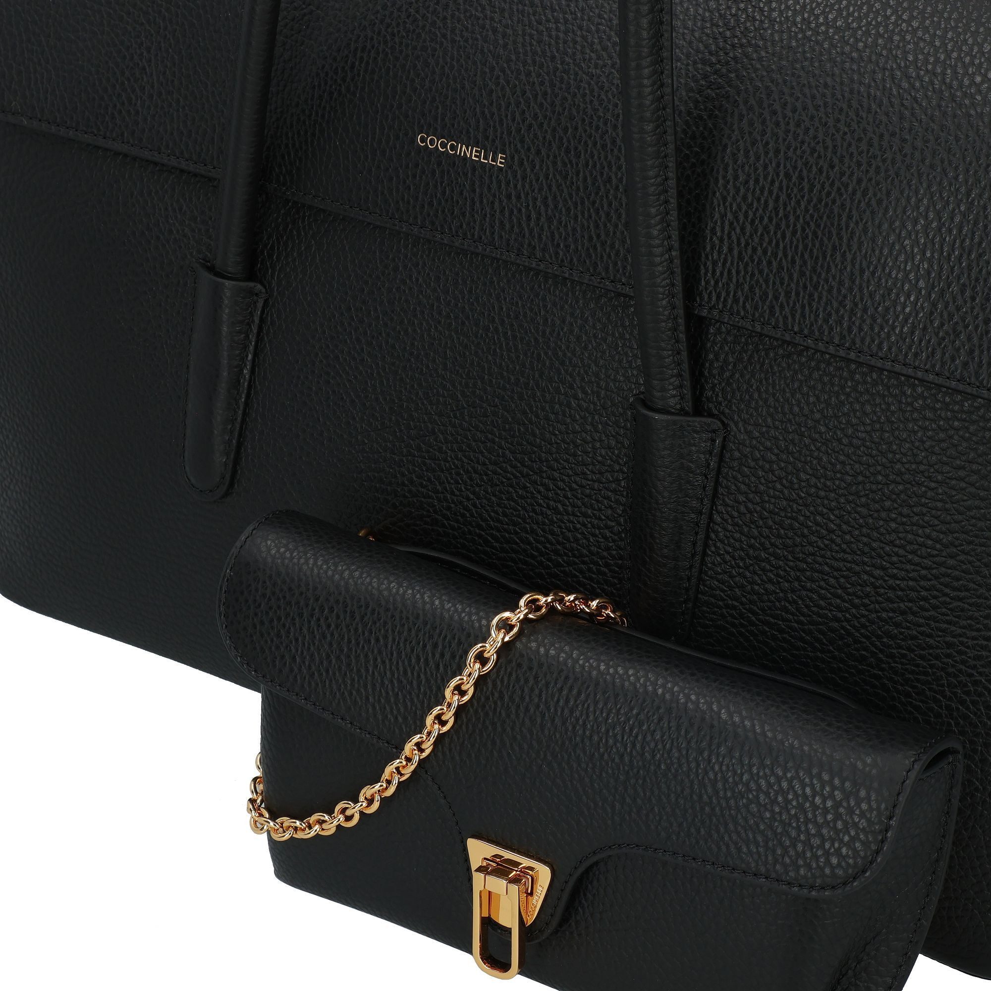 COCCINELLE Shopper Double Beat, Leder