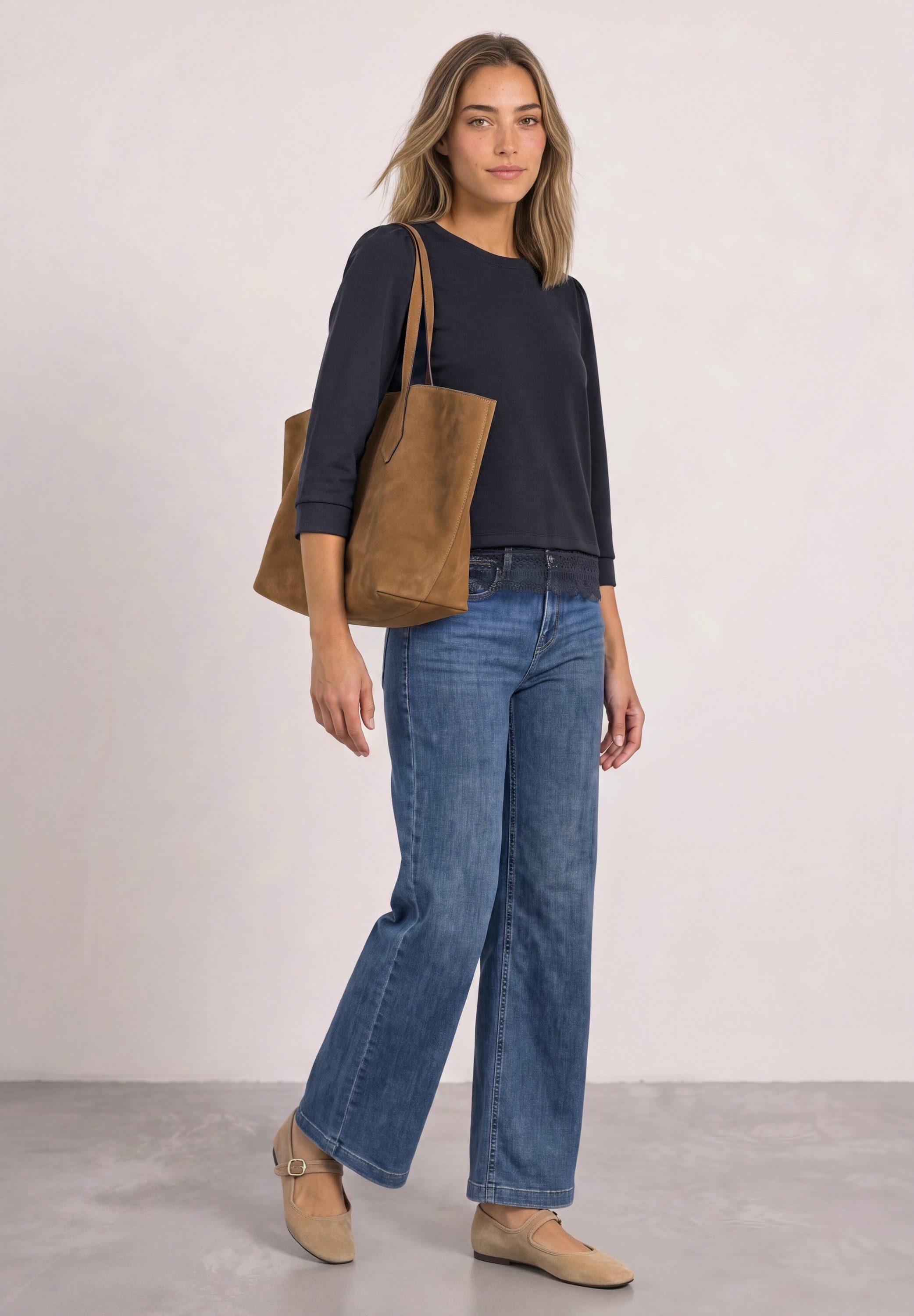 STREET ONE 3/4-Arm-Shirt mit Spitze – Bild 3 von 5