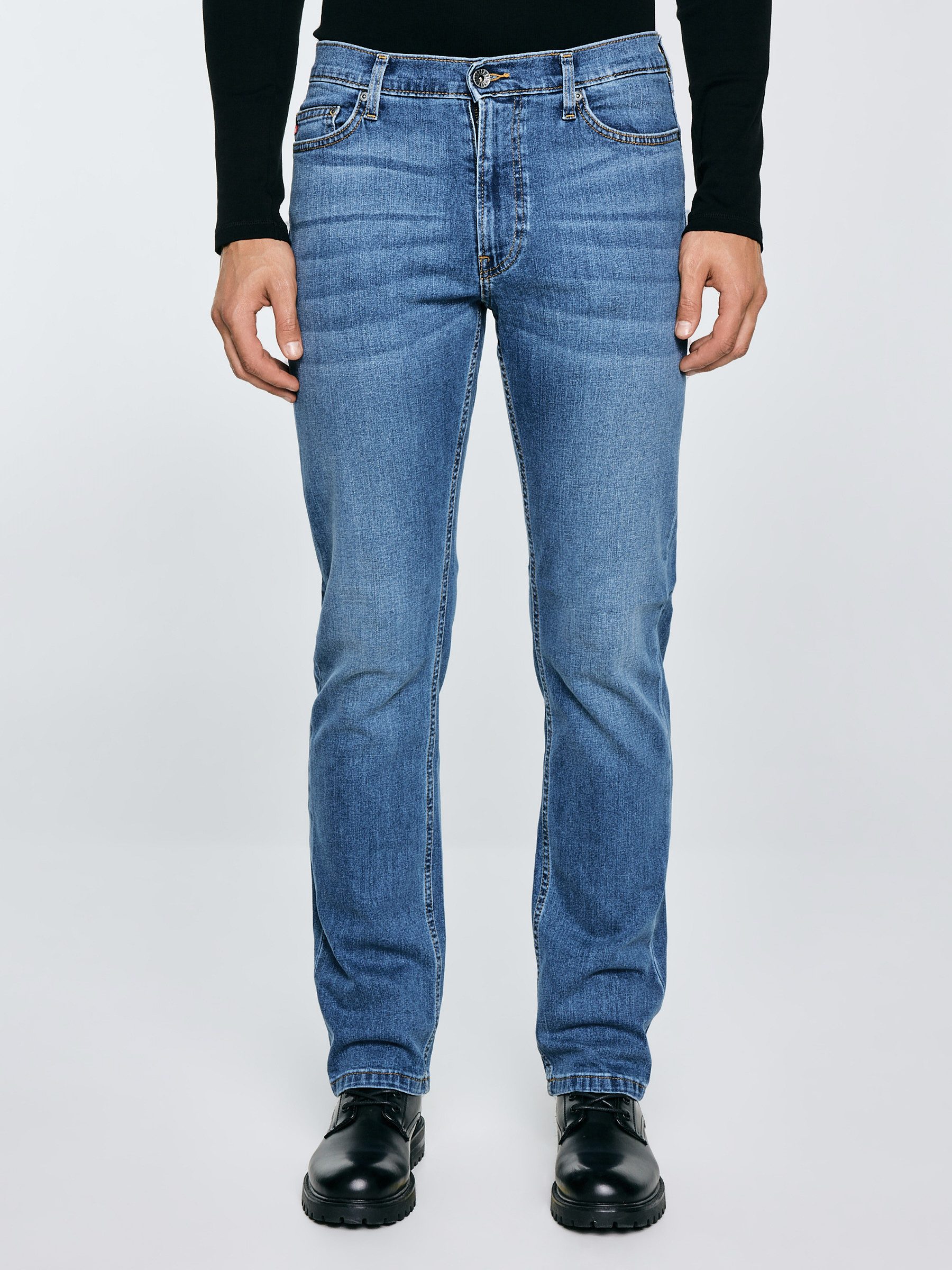 BIG STAR Straight-Jeans TRENT HOHE LEIBHÖHE günstig online kaufen