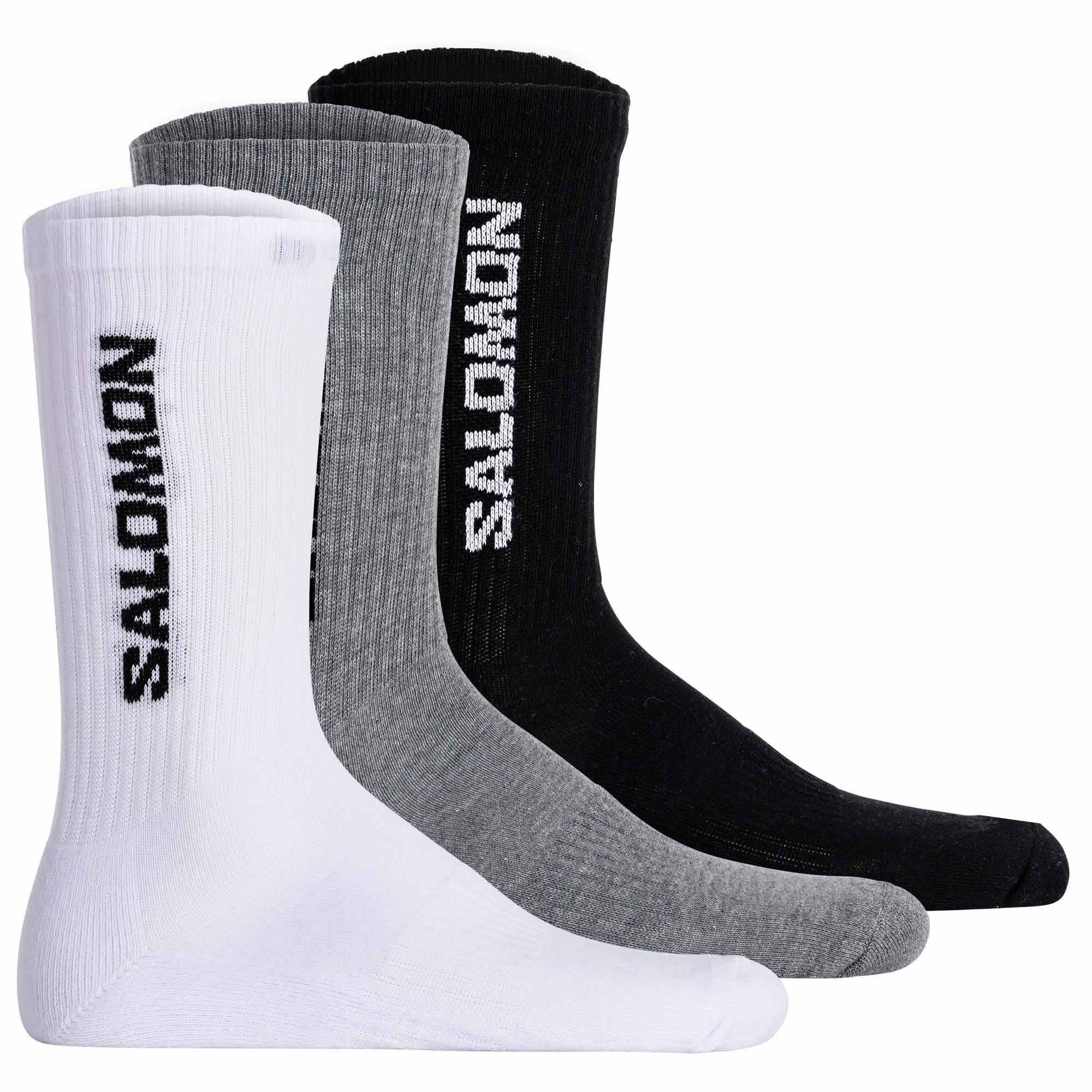 Salomon Sportsocken Unisex Socken 3er Pack Baumwolle EVERYDAY CREW 3P (Pack günstig online kaufen