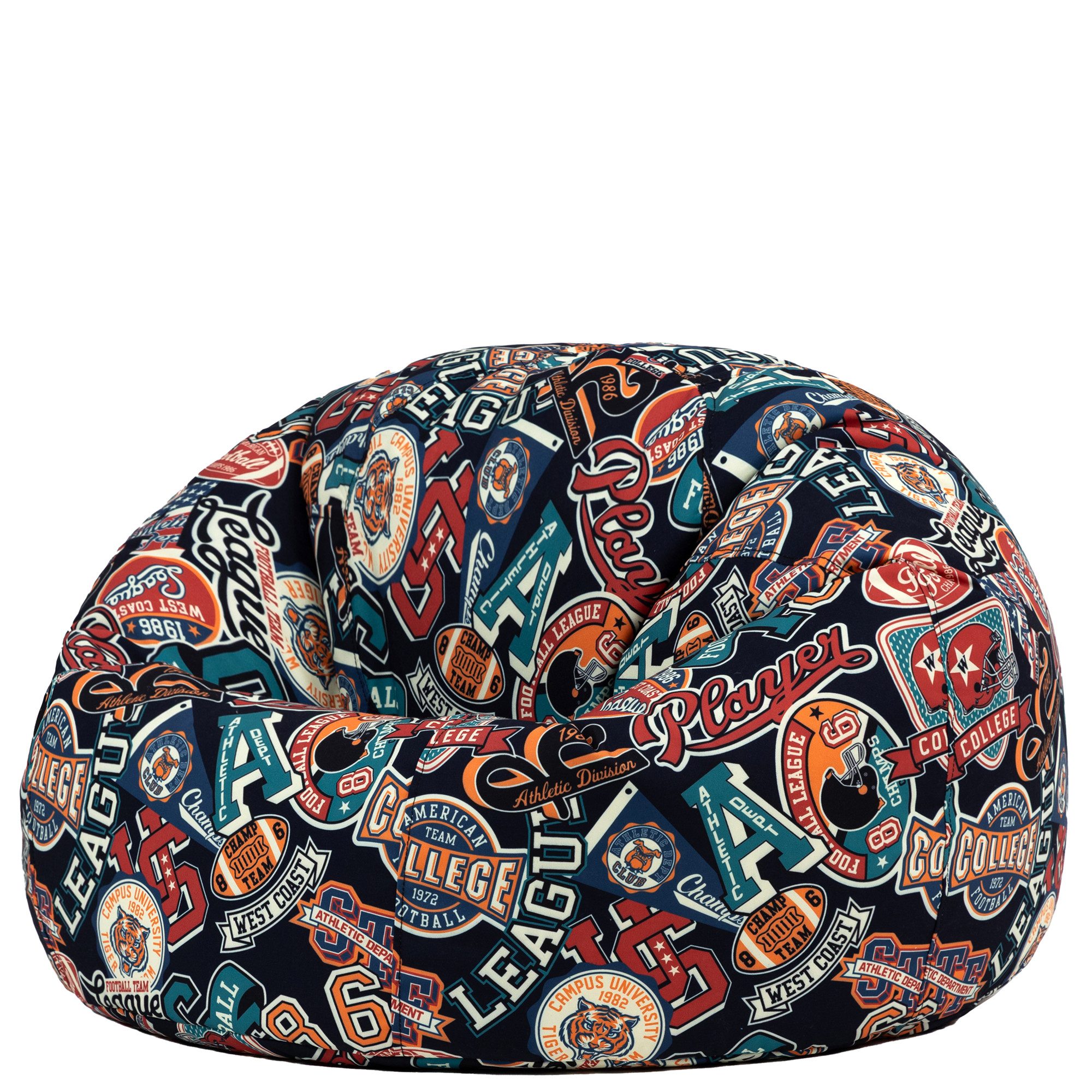 icon Sitzsack Kinder Druck Groß, 80x45cm, Made in Germany, für Kinderzimmer