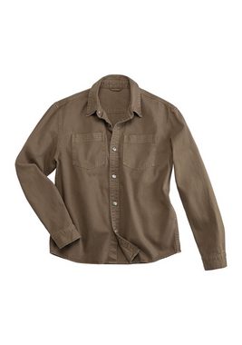 John Devin Hemdjacke Overshirt Regular Fit, Outdoorhemd mit aufgesetzten Taschen aus Baumwolle