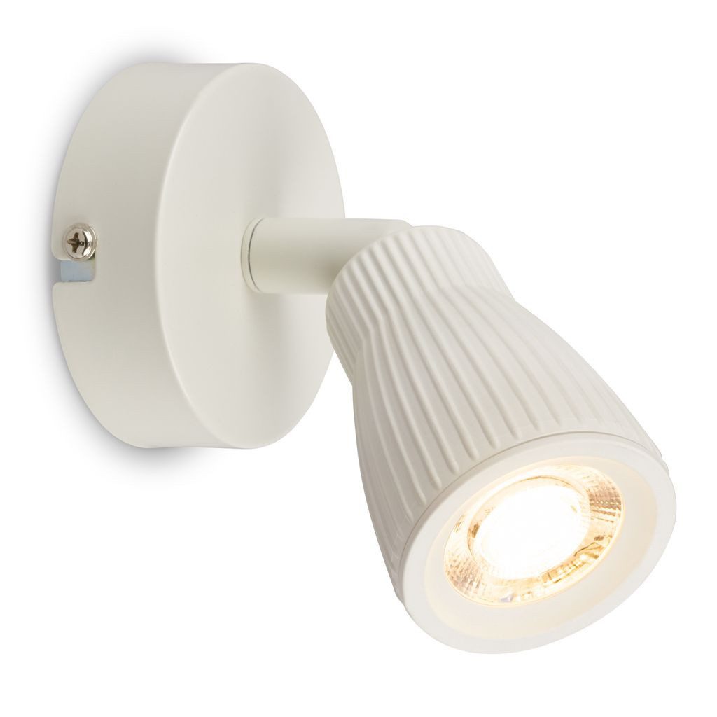 Briloner Leuchten LED Deckenleuchte Wandlampe Schwenkbar, LED fest integriert, 3000K - Warmweiß, 8x8,5 cm, Wohnzimmer, Schlafzimmer, Flur, Büro