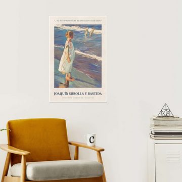 Posterlounge Poster Joaquín Sorolla y Bastida, Nature, as she Ought to be Seen, Schlafzimmer Vintage Malerei