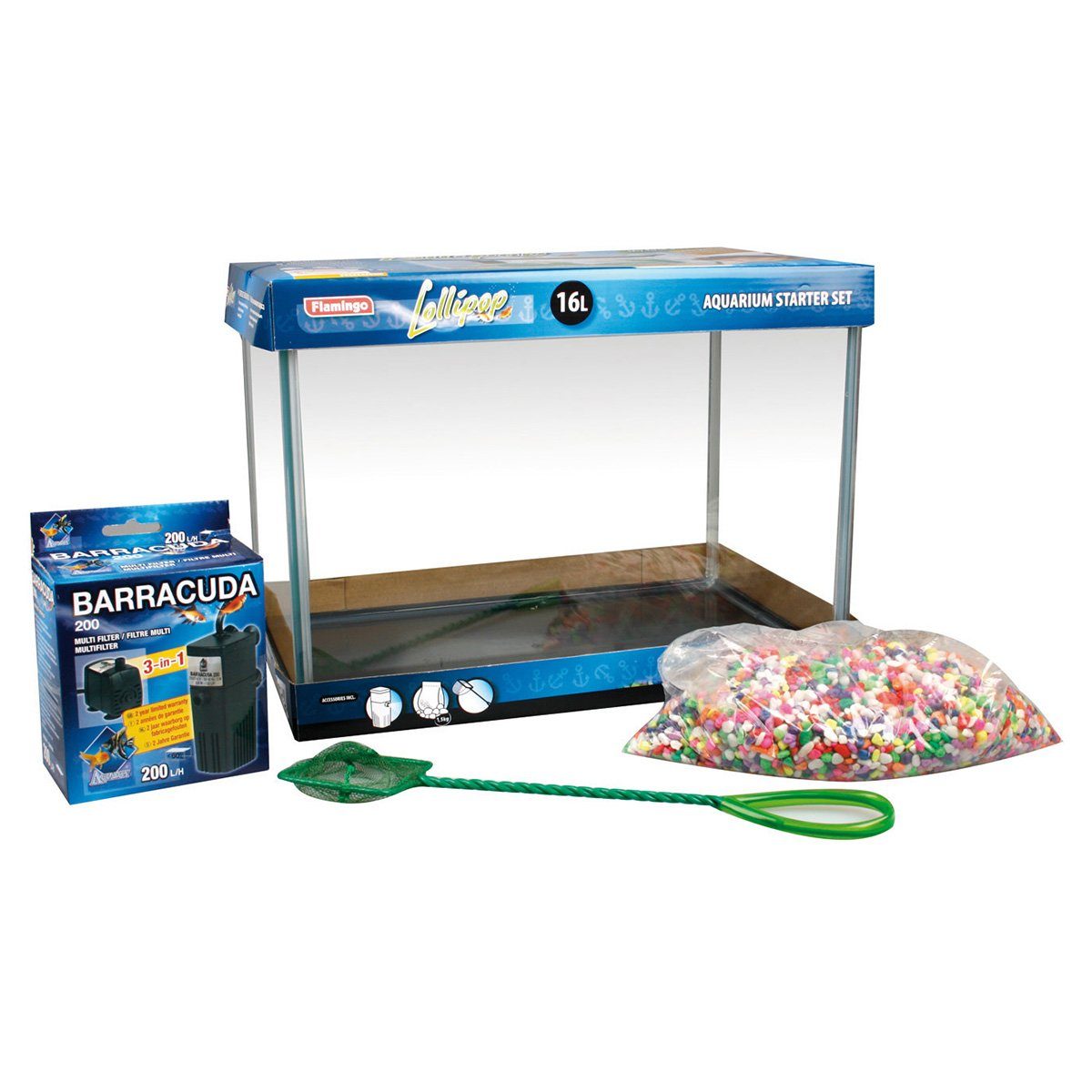 Flamingo Aquarien-Set Aquarium-Set Lollipop 16 l