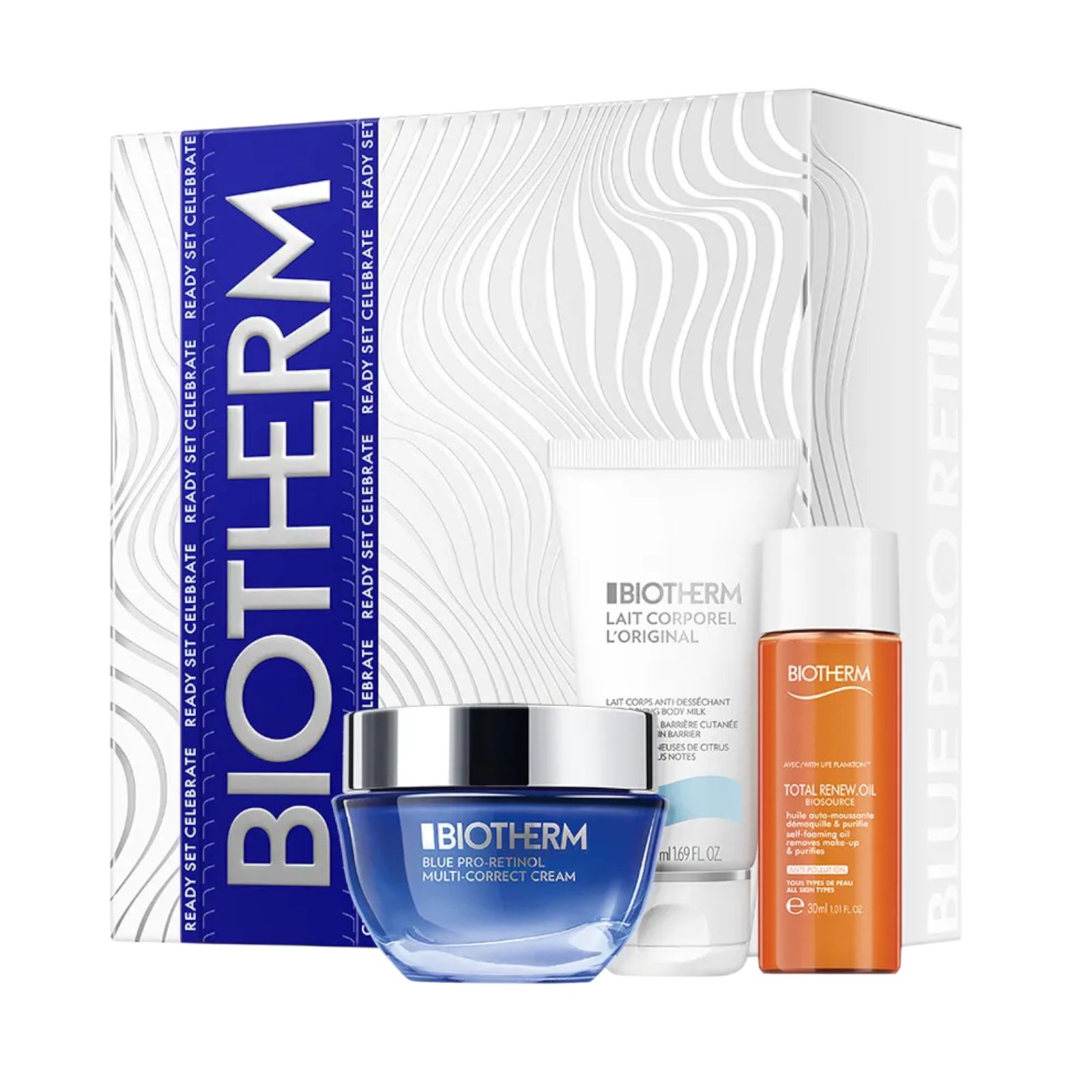 BIOTHERM Gesichtspflege-Set Blue Pro-Retinol Multi Correct Set 50 ml, 3-tlg.