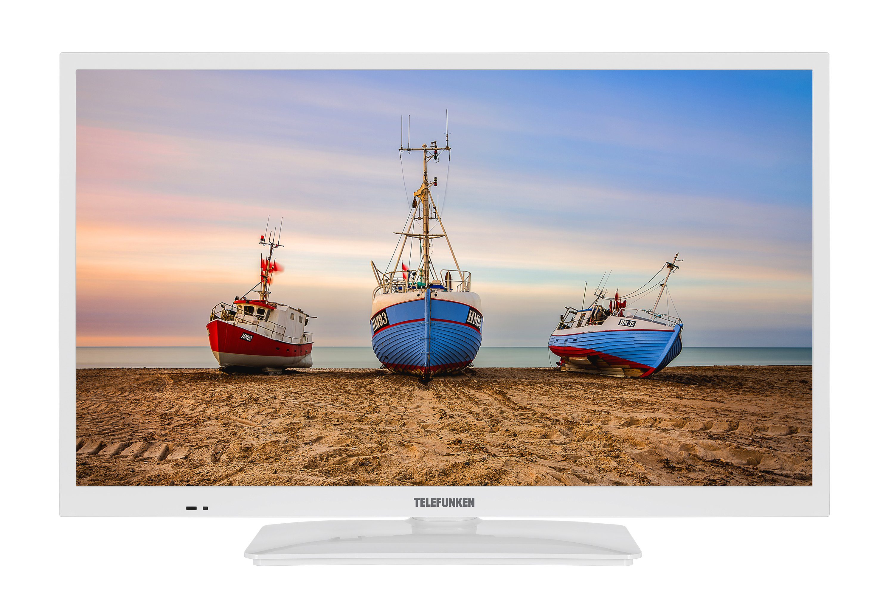 Telefunken XH24N550M-W LCD-LED Fernseher (60 cm/24 Zoll, HD-ready,  Triple-Tuner, USB-Mediaplayer, CL)