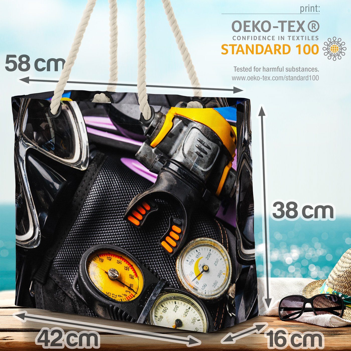 VOID (1-tlg), taucher-in sauerstoff wasser Taucher strand Tauchen Taucherausrüstung Strandtasche