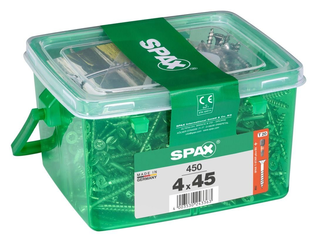 4.0 20 x 450 TX 45 mm Holzbauschraube Universalschrauben Spax SPAX -