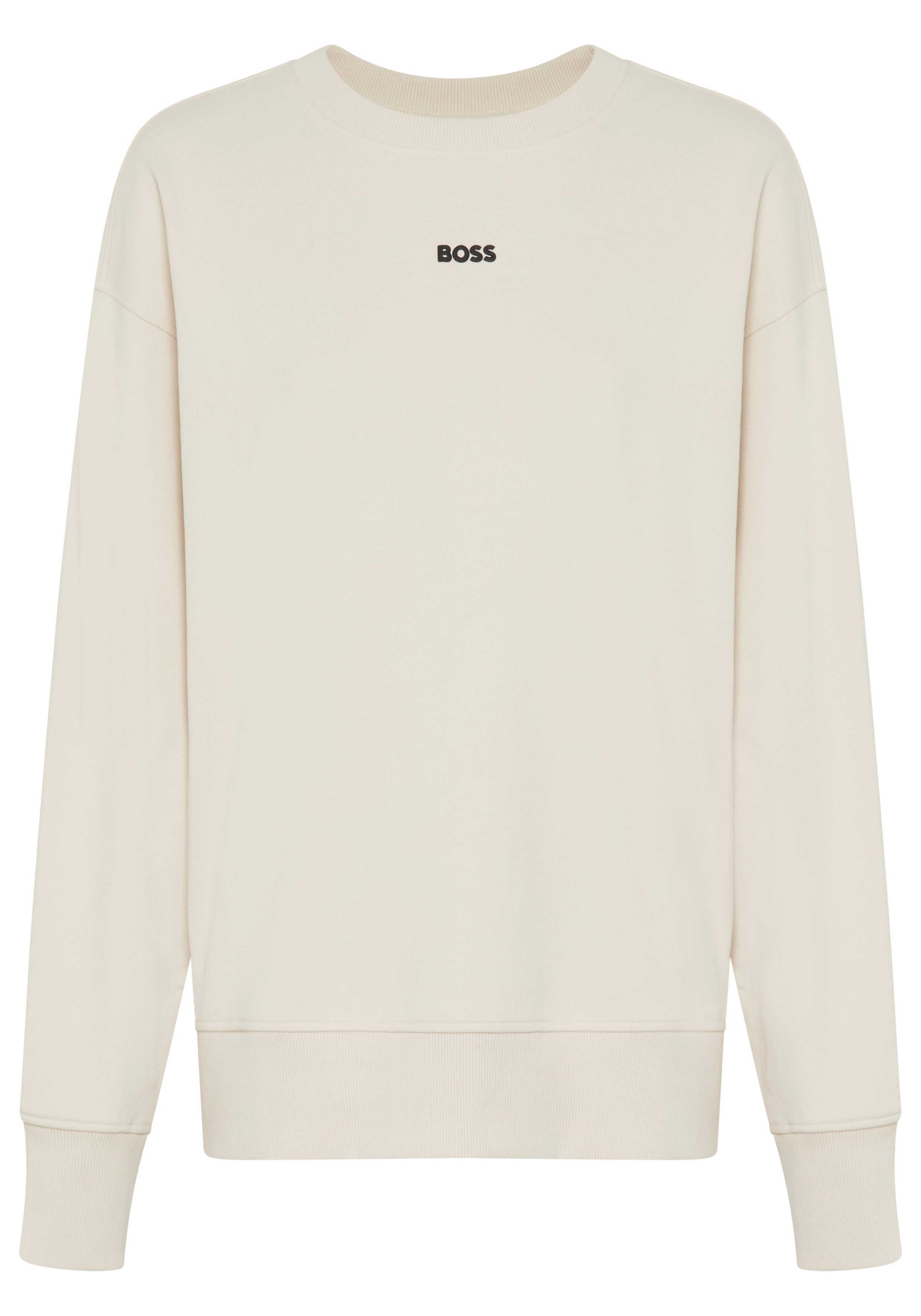 BOSS ORANGE Sweatshirt Eteia Premium Damenmode oversized, Rundhals, mit BOSS Logo