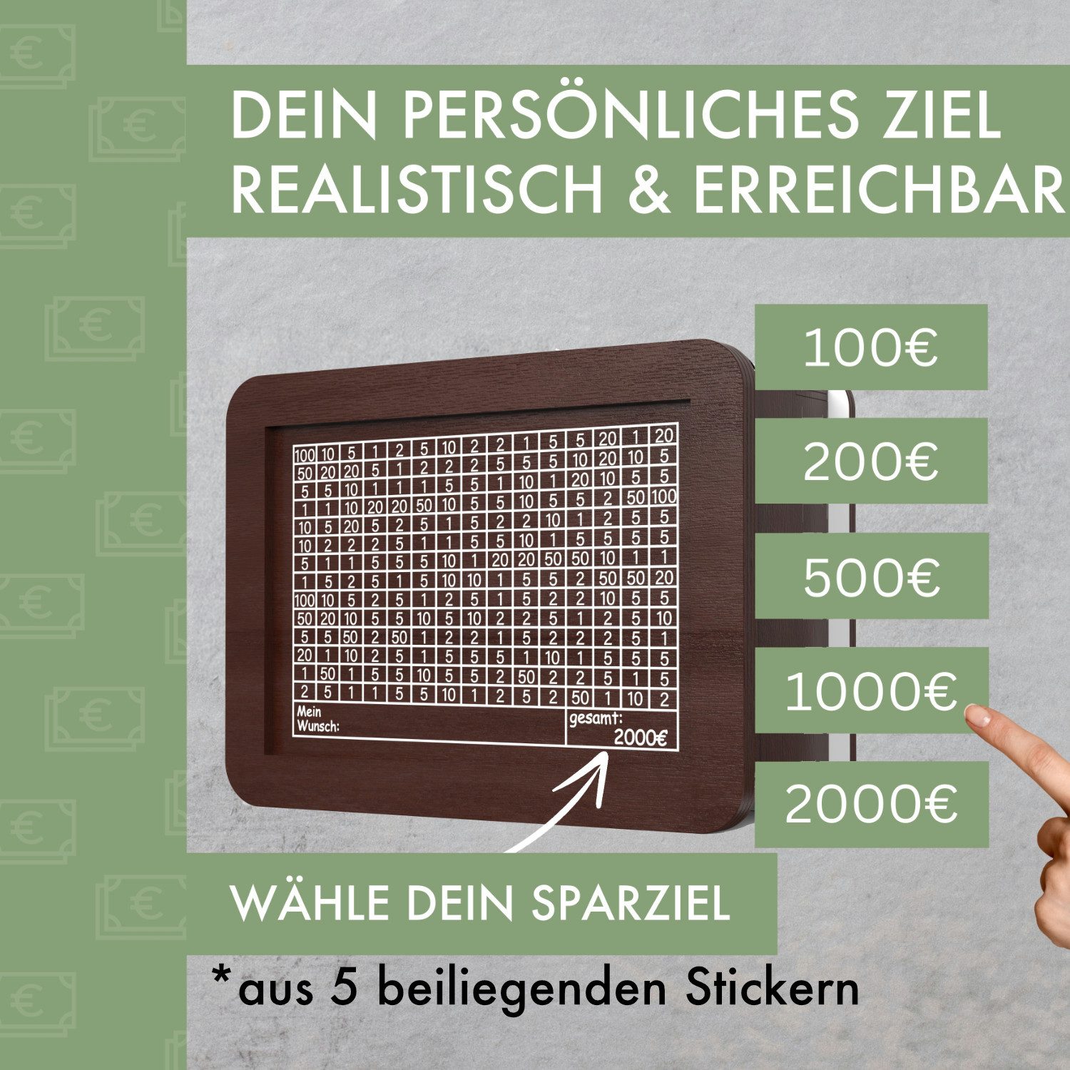 LumeeStar Spardose aus Holz mit Ziel günstig online kaufen