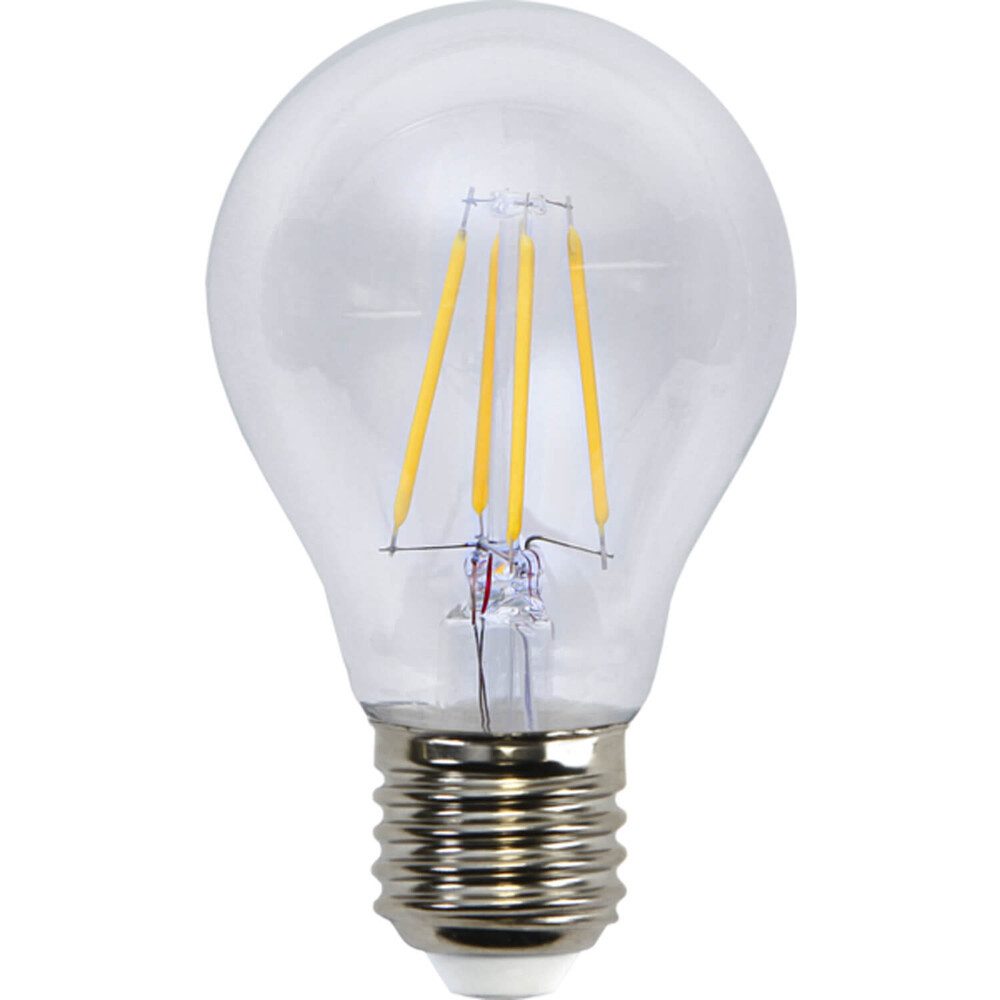 STAR TRADING LED-Leuchtmittel E27, 4W, 2700K, 470lm, warmweiß, Ra: 80, Schaltzyklen: 12500, E, ø60mm, E27, warmweiß