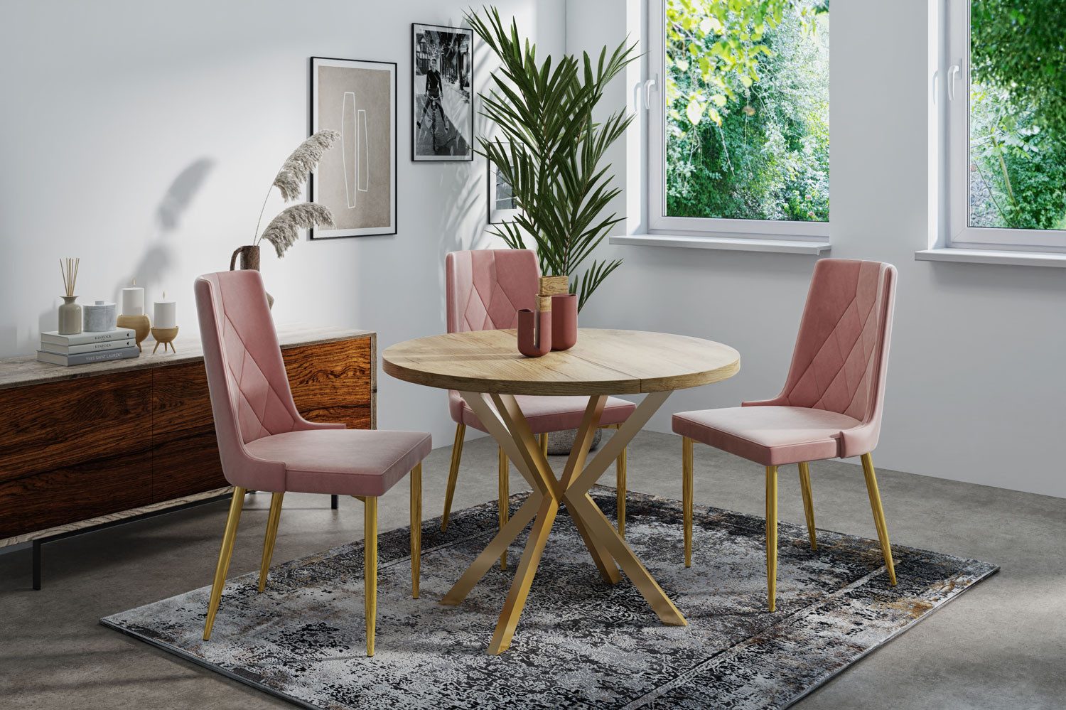 WFL GROUP Esstisch Flora (erhältlich in günstig online kaufen