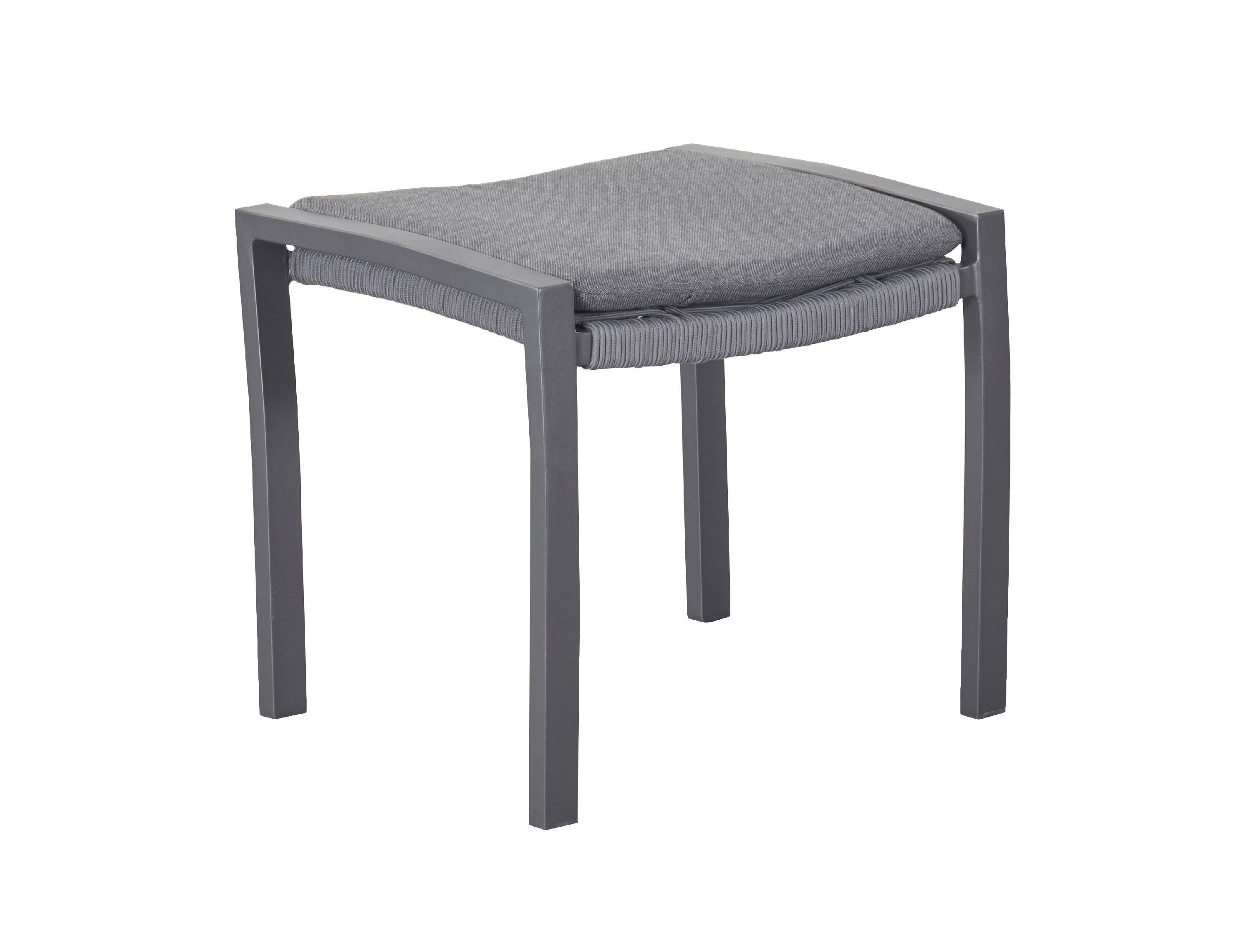 casa NOVA Gartenlounge-Hocker casa NOVA Hocker DIWO BHT 46x48.50x57 cm grau