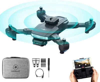 LUXWALLET Sky X Dodge 22 km/h – Infrarot-Hindernisvermeidung Drohne (640x480P, Mini-Drohne – 2X Kamera-Drohne WiFi – Einsteiger-Quadcopter)