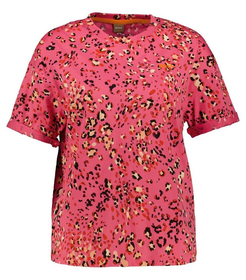 BOSS T-Shirt Damen T-Shirt EVARSY (1-tlg), Herstellung mit mindestens 60%  Bio-Baumwolle