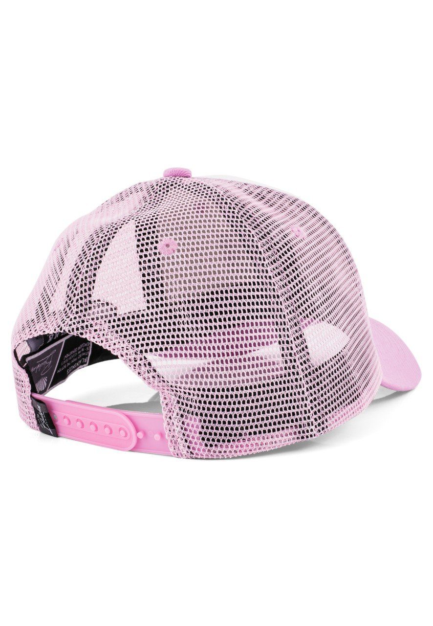 Blackskies Baseball Cap Race Baseball Cap Weiß-Rosa
