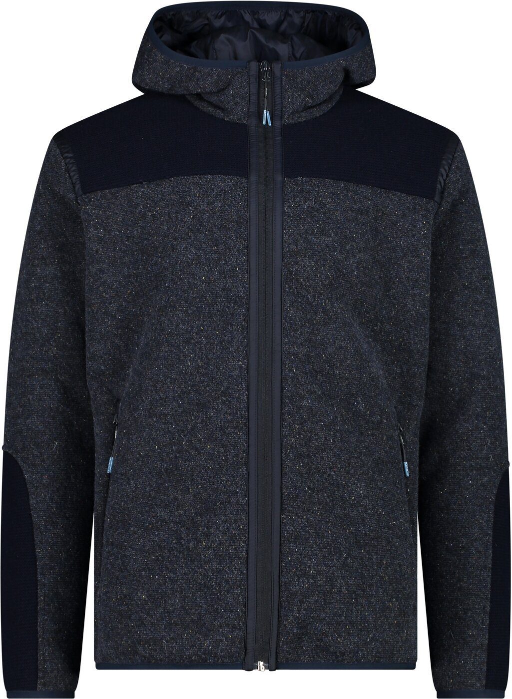 CMP Kapuzensweatshirt MAN JACKET FIX HOOD B.BLUE MEL.