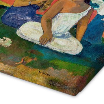 Posterlounge Leinwandbild Paul Gauguin, Arearea, Malerei
