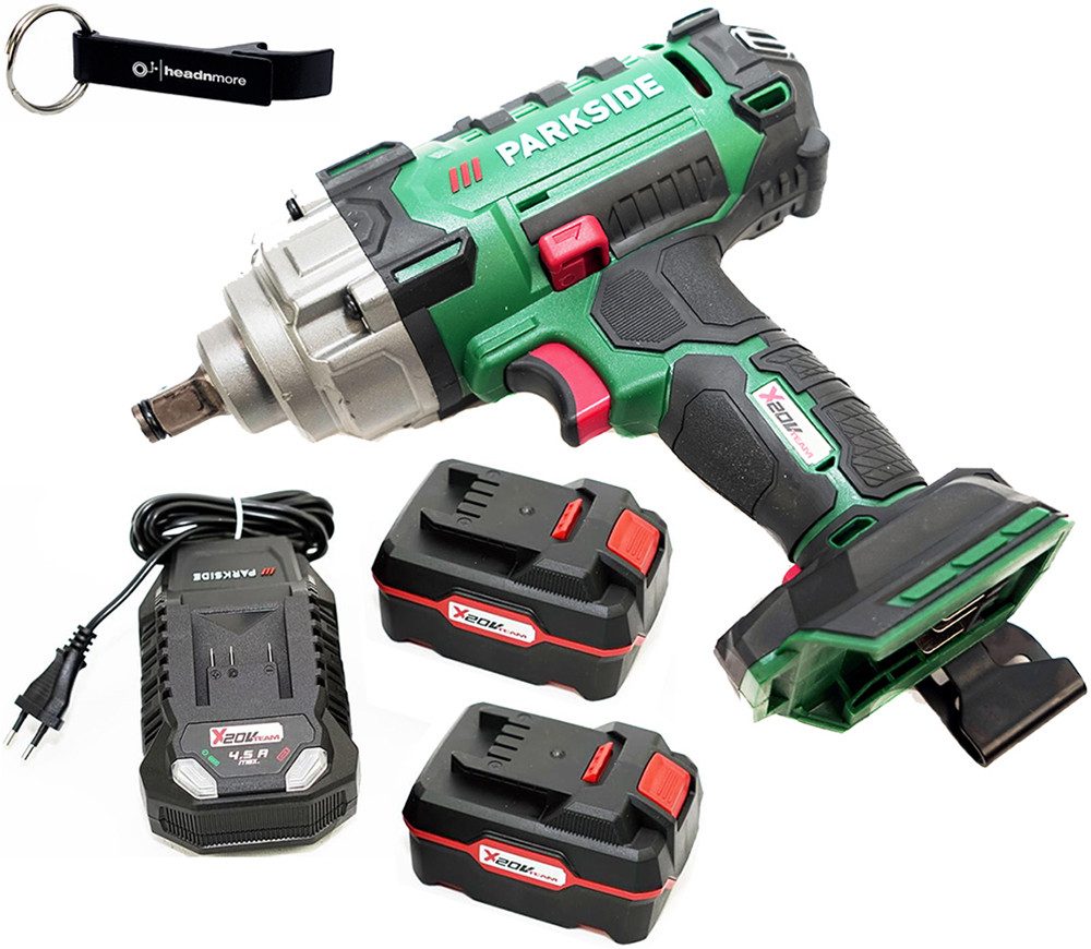 Parkside Akku-Schlagschrauber 20V Akku Drehschlagschrauber PASSK 20 inkl. Transportkoffer, 400 Nm, 5 vorwählbare Drehmomentstufen