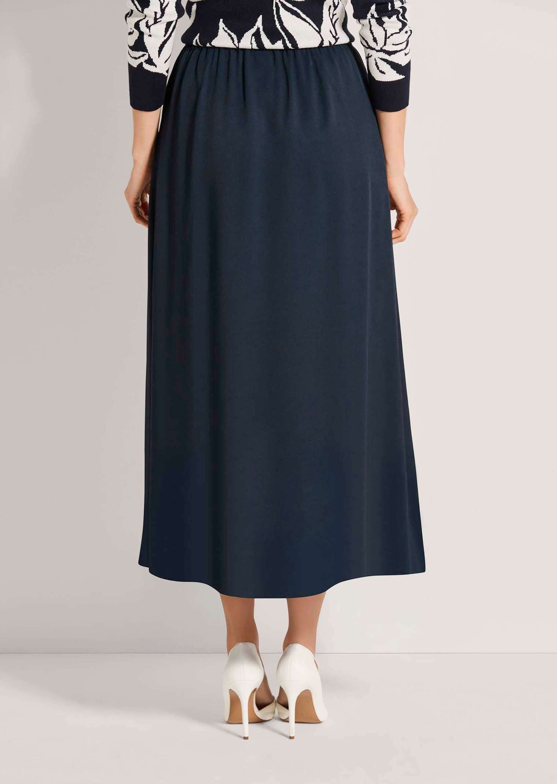 MADELEINE Maxirock Langer Rock mit tiefer Seitenfalte