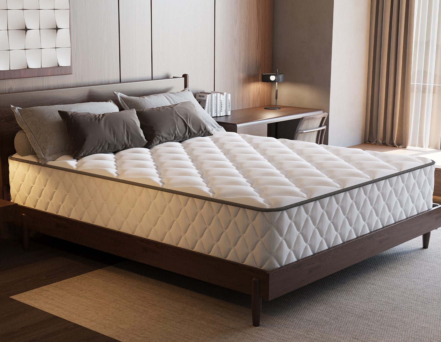 Taschenfederkernmatratze Matratze, 7-Zonen Federkernmatratze Matratzen, Hiazurm, 22 cm hoch, (mit Spannbettlaken,EU-Qualitätszertifizierung, Atmungsaktiv, Orthopädisch, mit Spannbettlaken, EU-Qualitätszertifizierung, Atmungsaktiv), Matratze 90x200 cm oder 140x200 cm, für Kinder und Erwachsen