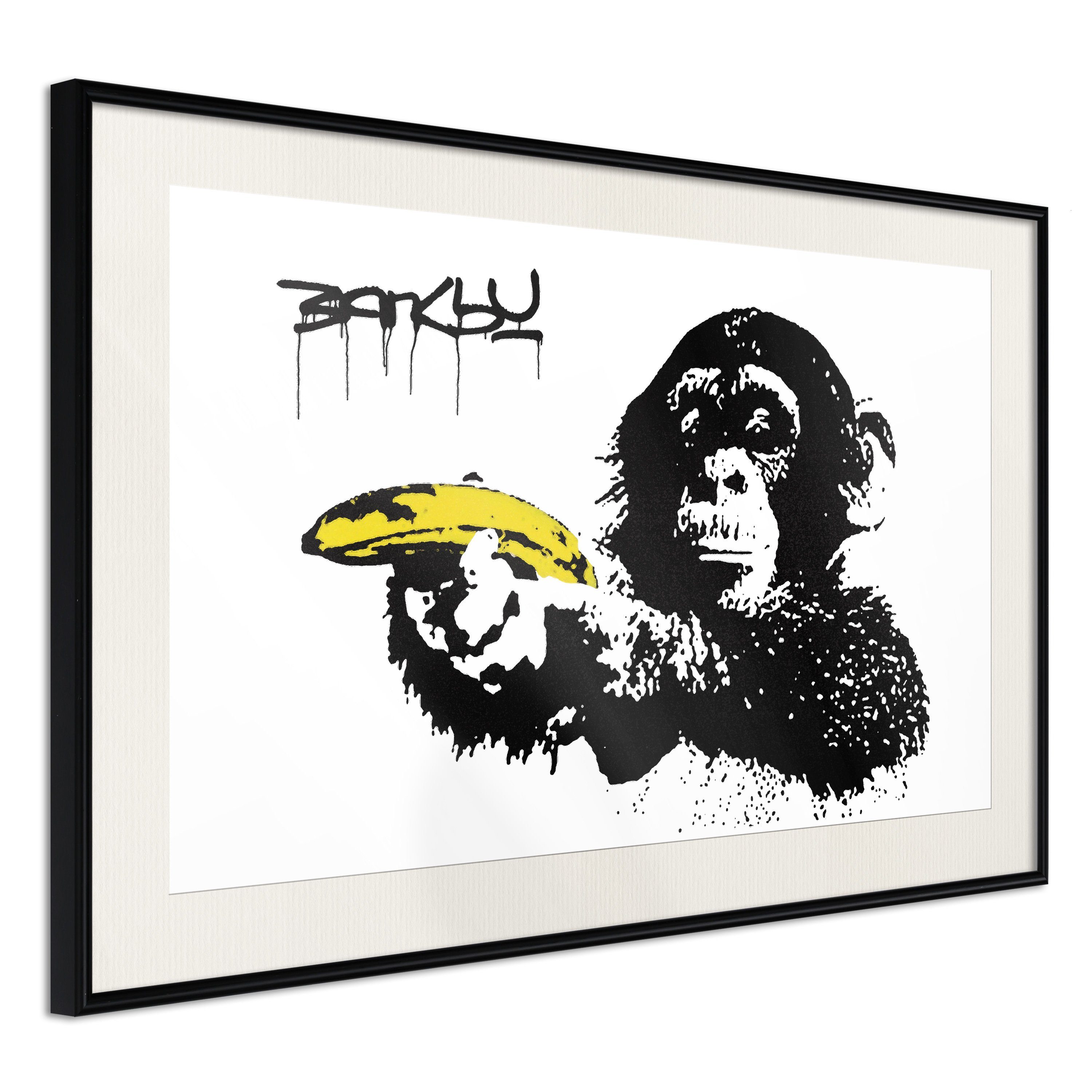Artgeist Poster Banksy: Monkey with Banana