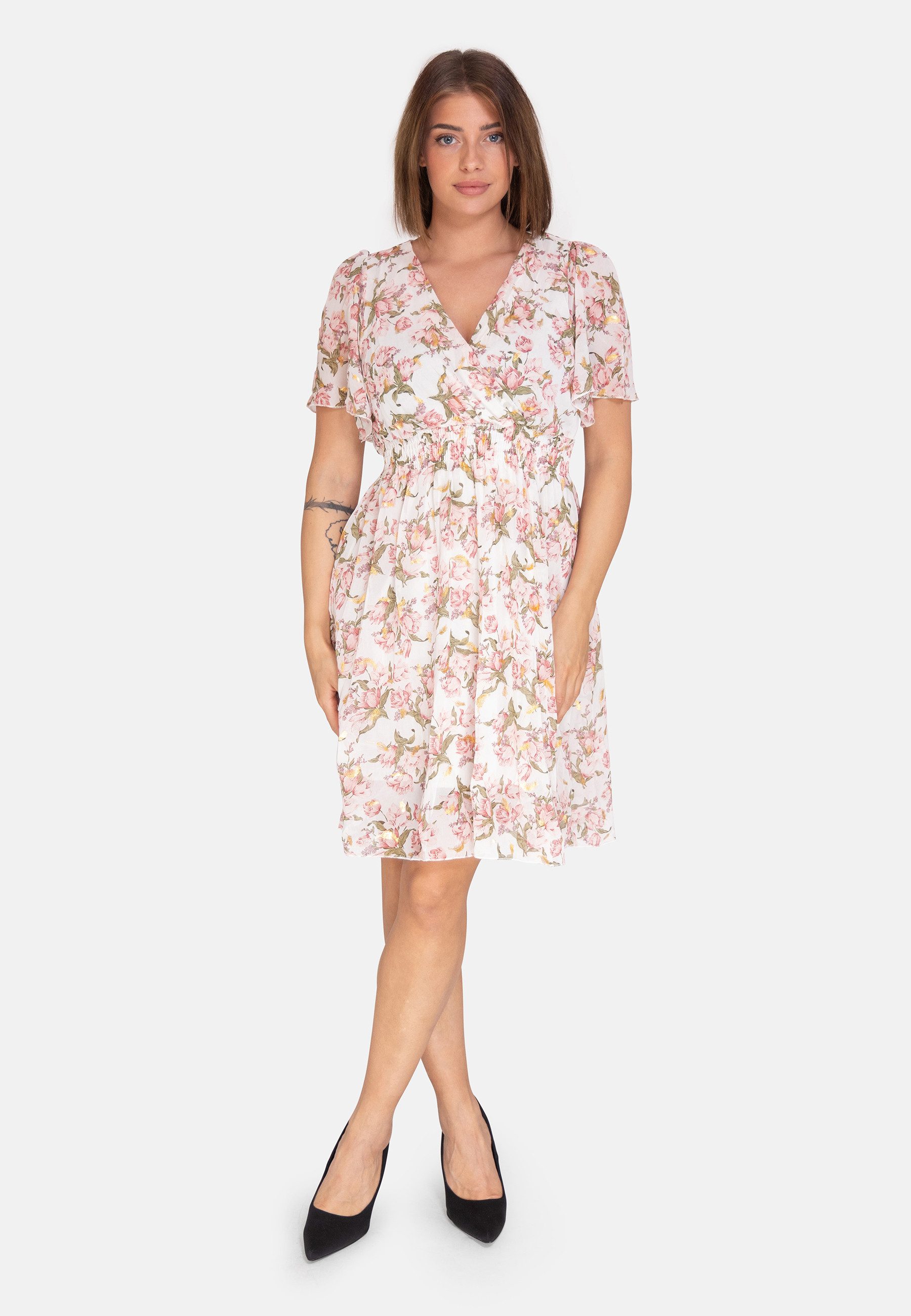 Sommerkleid Elara Damen Sommerblumenkleid