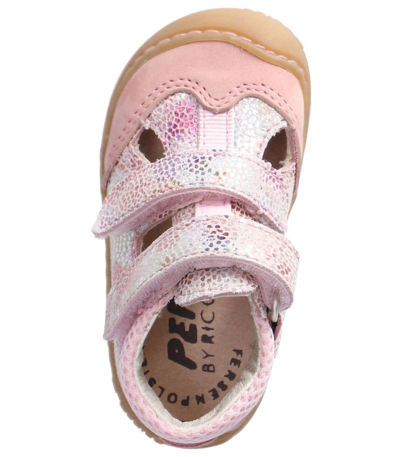 Pepino Halbschuhe Leder/Textil Klettschuh Rose