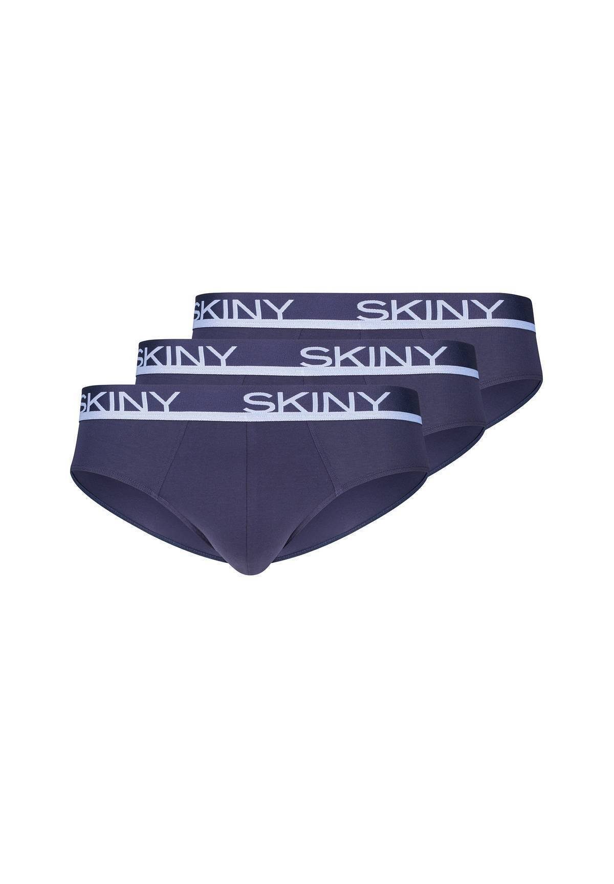 Skiny Slip Herren Brasil Slip 3er Pack Cotton Multipack (Packung, 3St