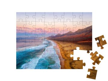 puzzleYOU Puzzle Strand von Cofete an der Südspitze Fuerteventuras, 48 Puzzleteile, puzzleYOU-Kollektionen Fuerteventura