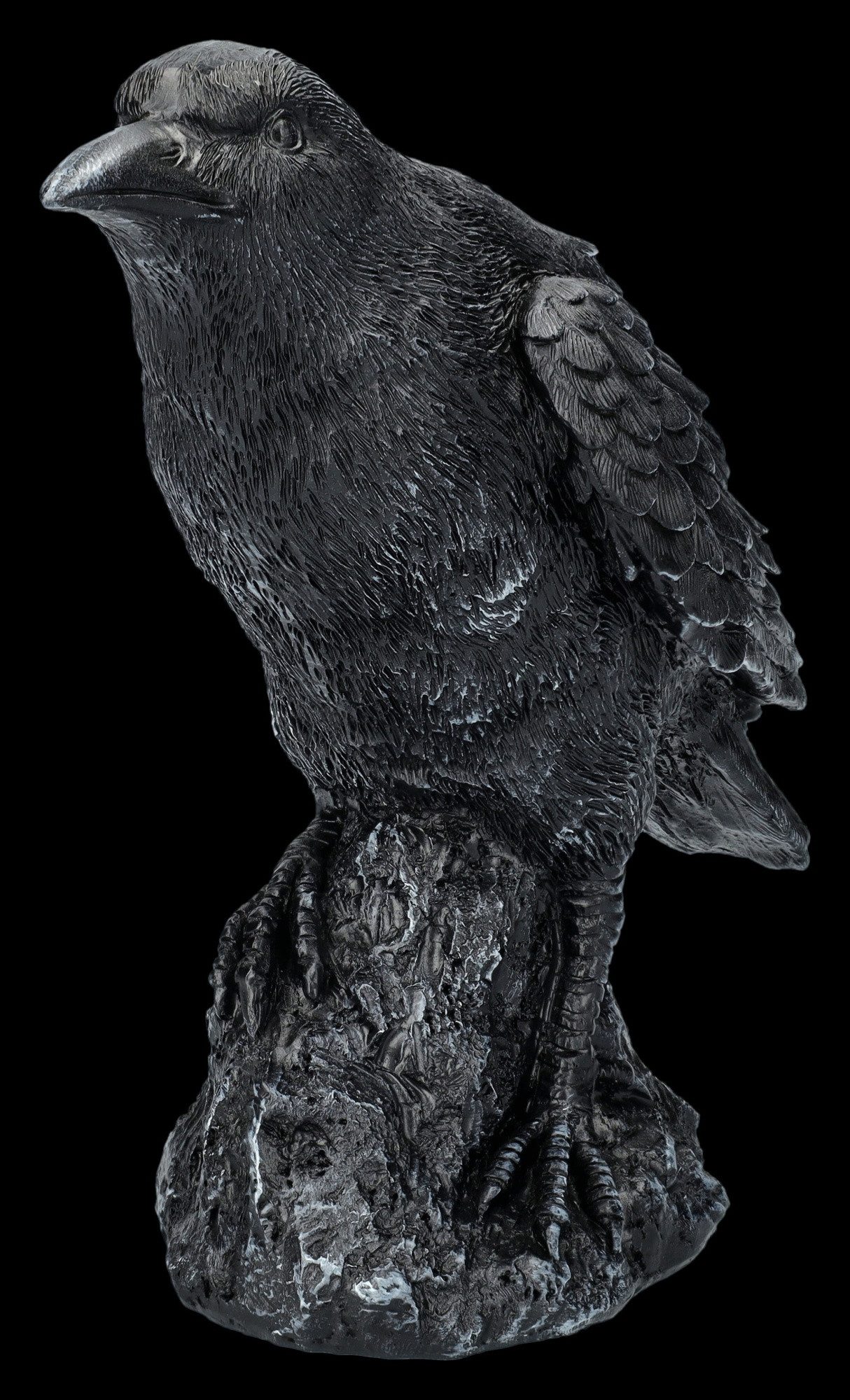 Figuren Shop GmbH Dekofigur Raben Figur - Raven Messenger - Edgar Allan Poe günstig online kaufen